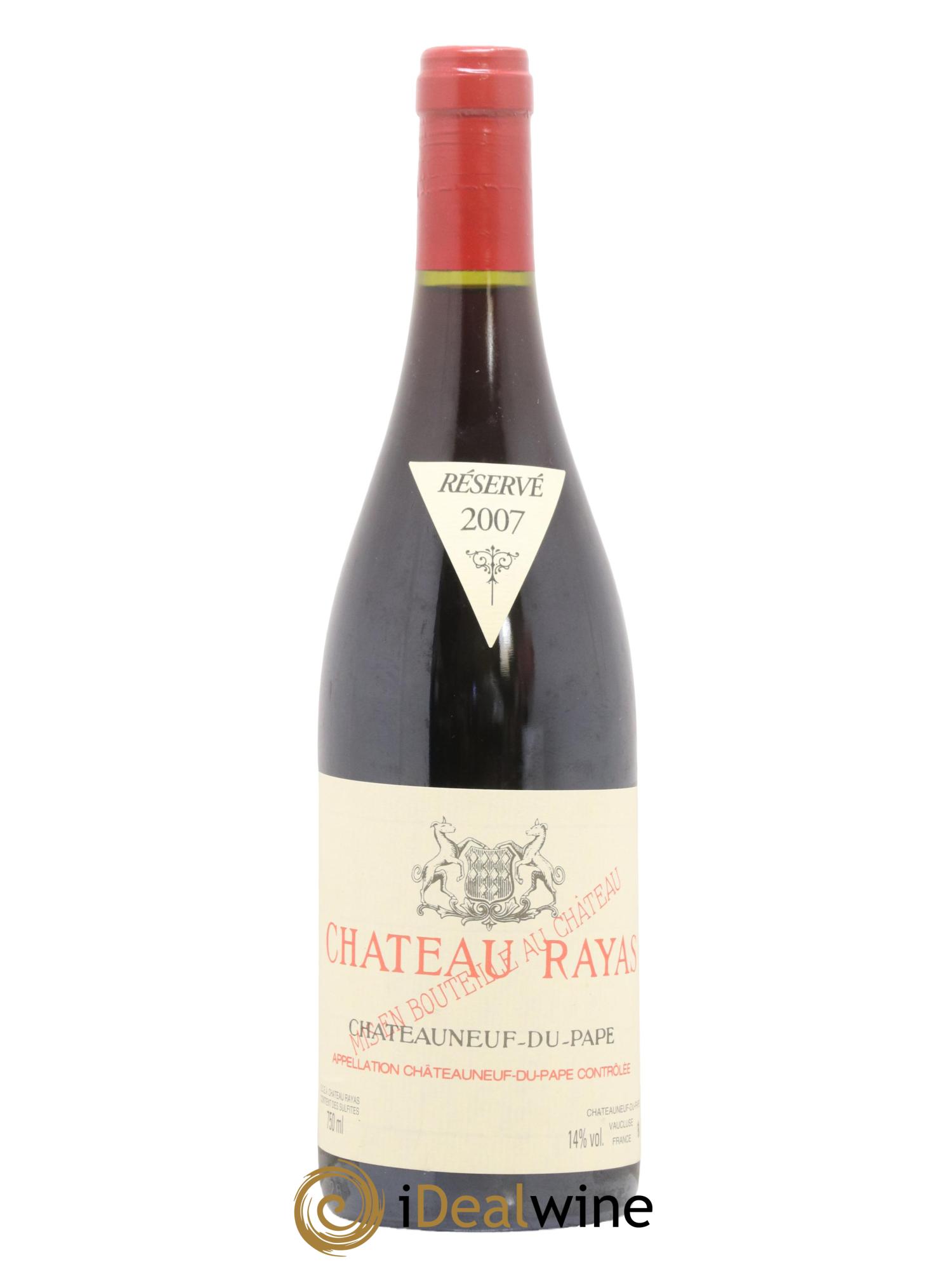 Châteauneuf-du-Pape Château Rayas Emmanuel Reynaud 2007 - Lot de 1 bouteille - 0