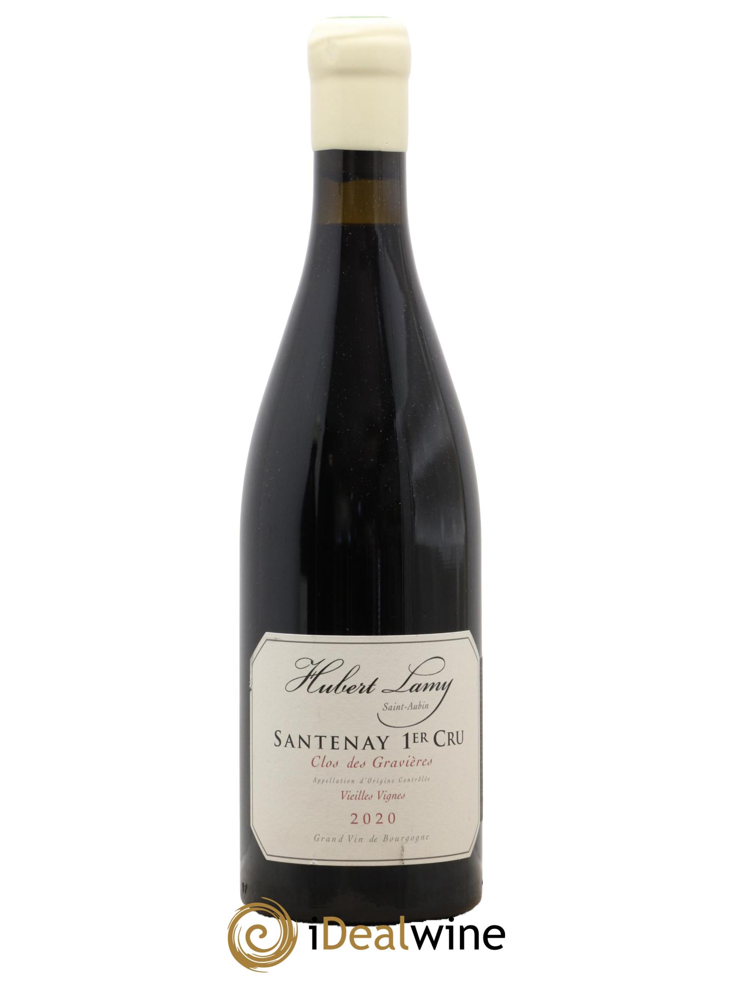Santenay 1er Cru Clos des Gravières Vieilles Vignes Hubert Lamy 2020 - Lot of 1 bottle - 0