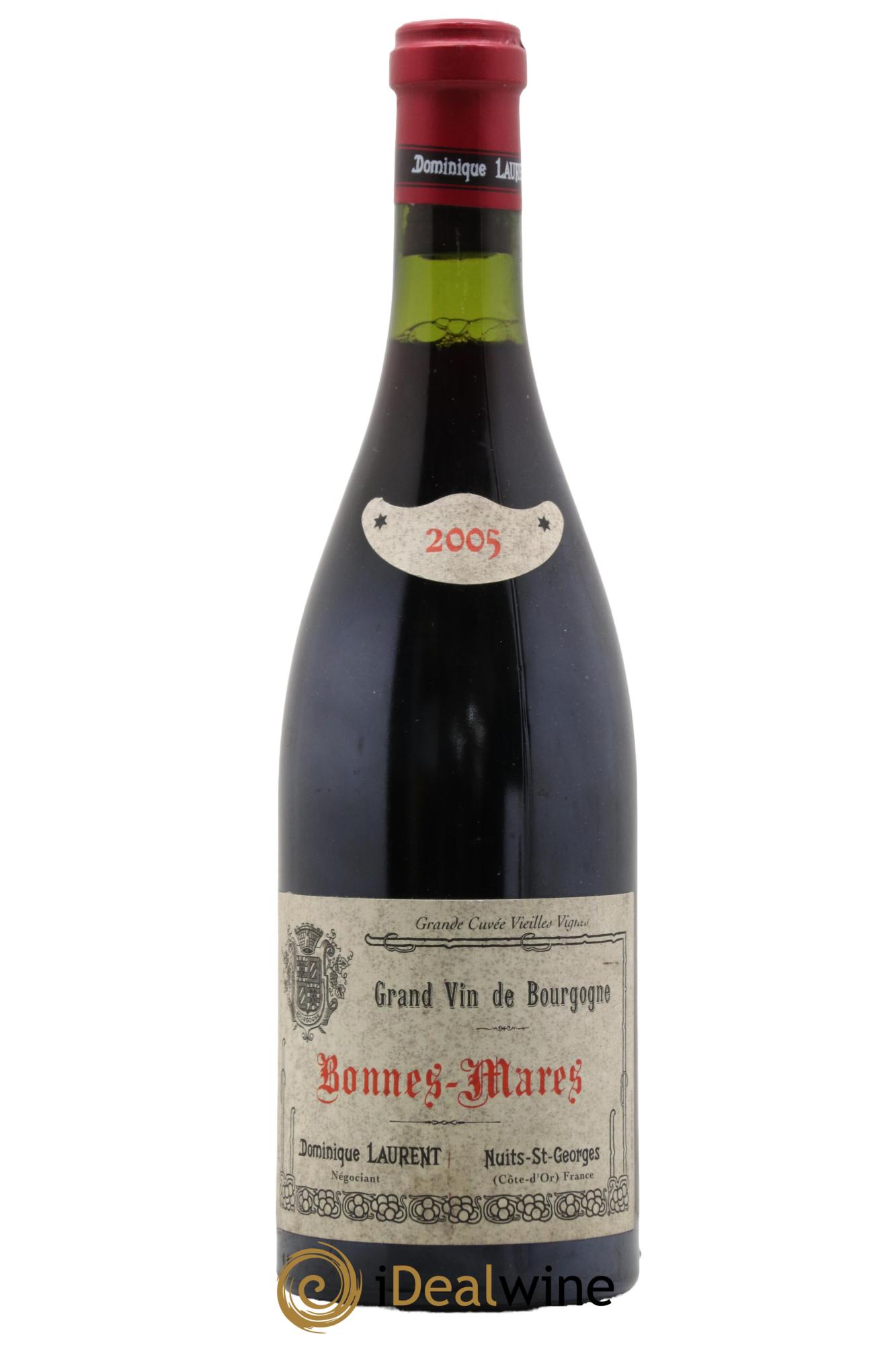 Bonnes-Mares Grand Cru Grande Cuvée Vieilles Vignes Dominique Laurent 2005 - Lot de 1 bouteille - 0
