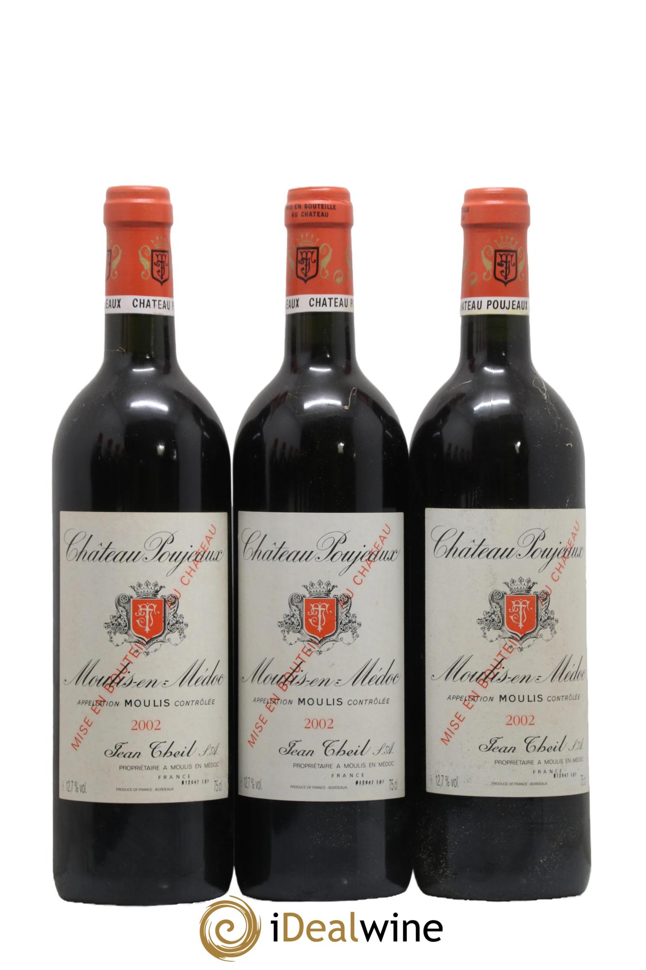 Château Poujeaux 2002 - Lot de 12 bouteilles - 2