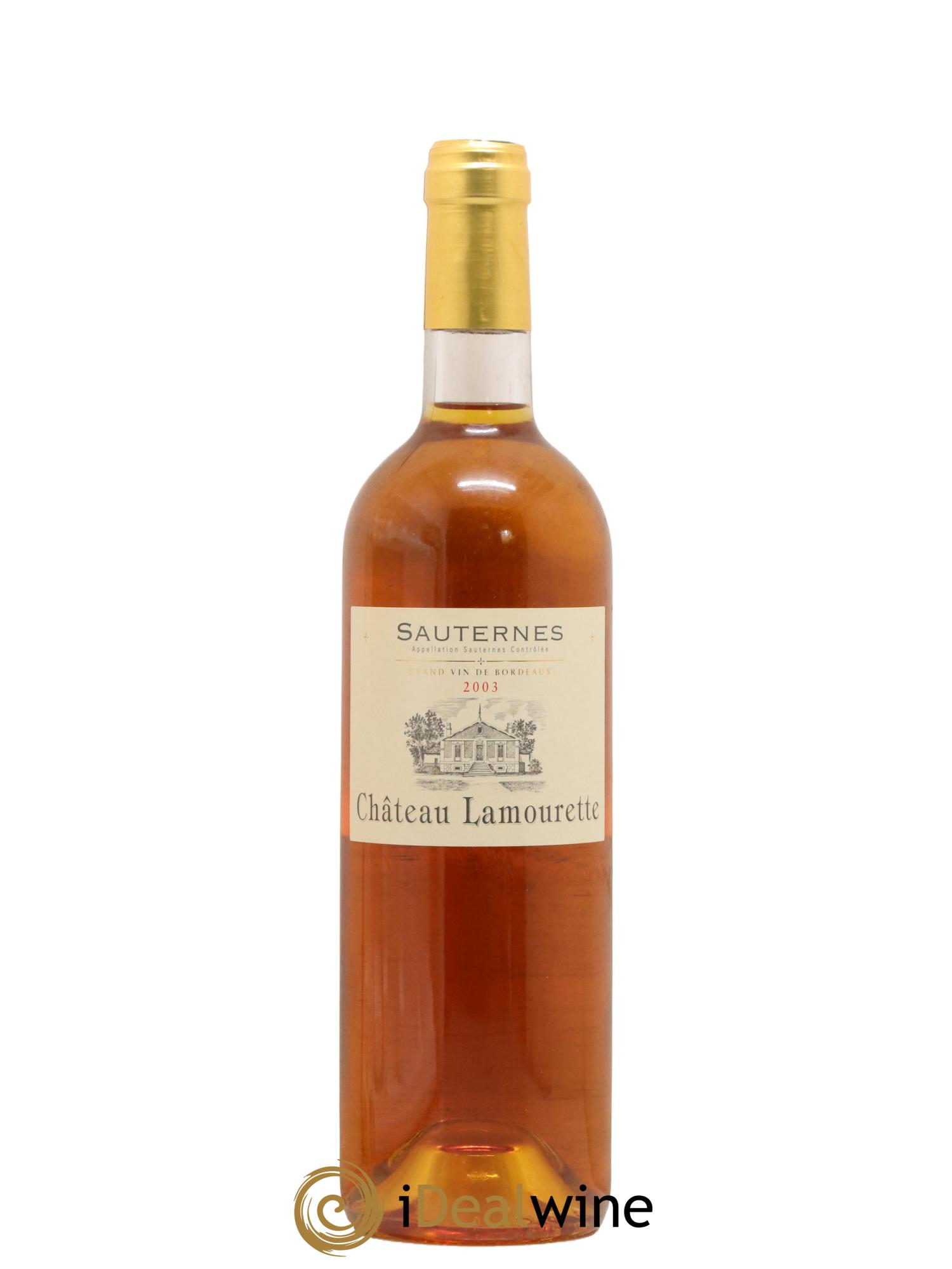 Sauternes Chateau Lamourette 2003 - Posten von 1 Flasche - 0