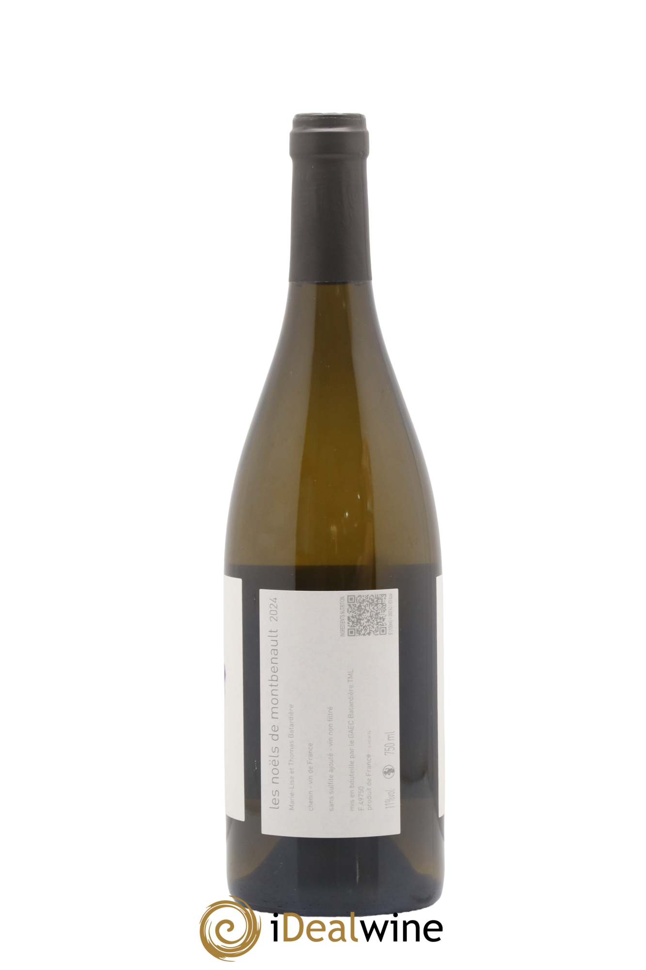 Vin de France Les Noëls de Montbenault Thomas Batardière 2024 - Lot de 1 bouteille - 1