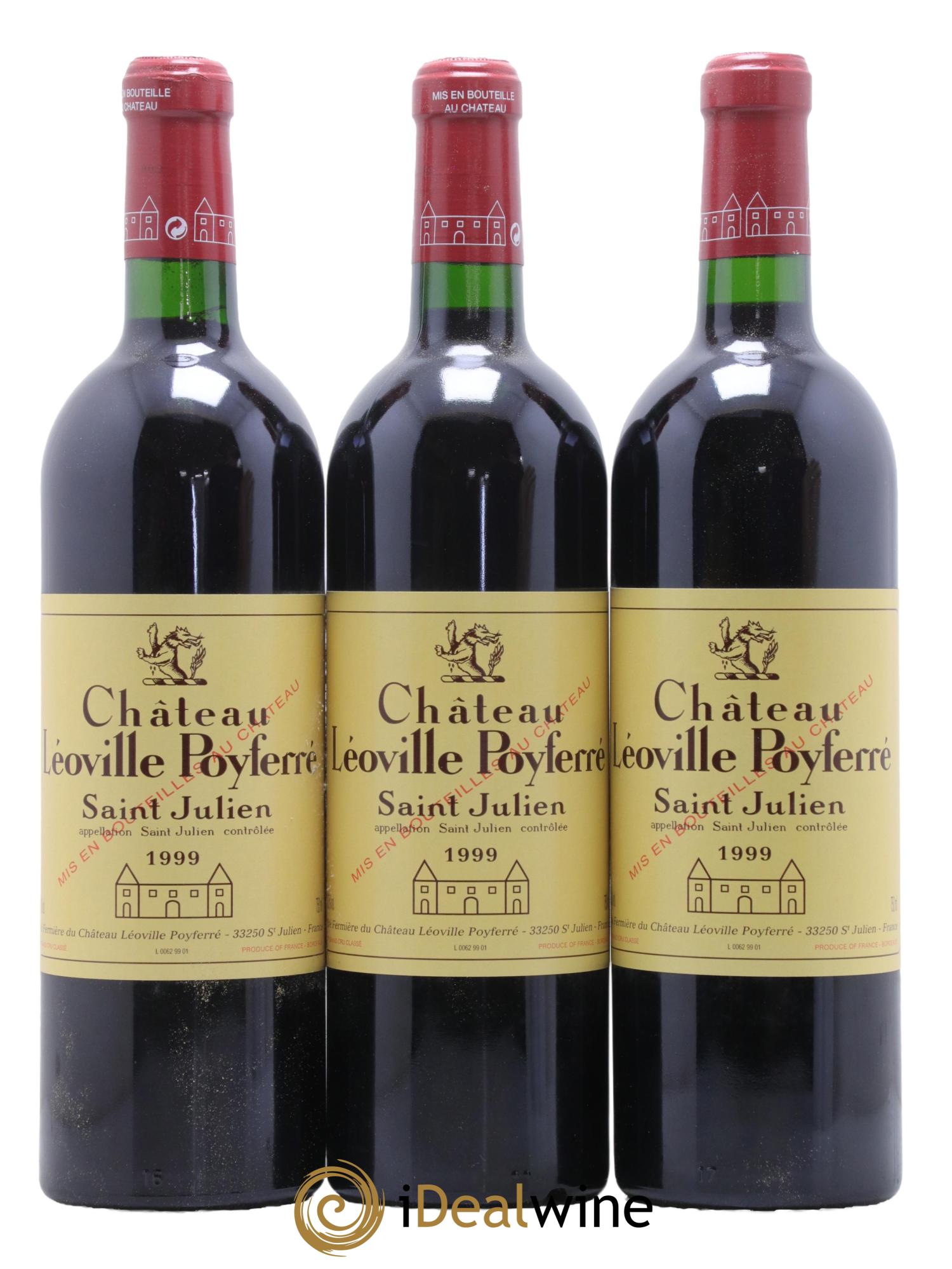 Château Léoville Poyferré 2ème Grand Cru Classé 1999 - Lot de 12 bouteilles - 1