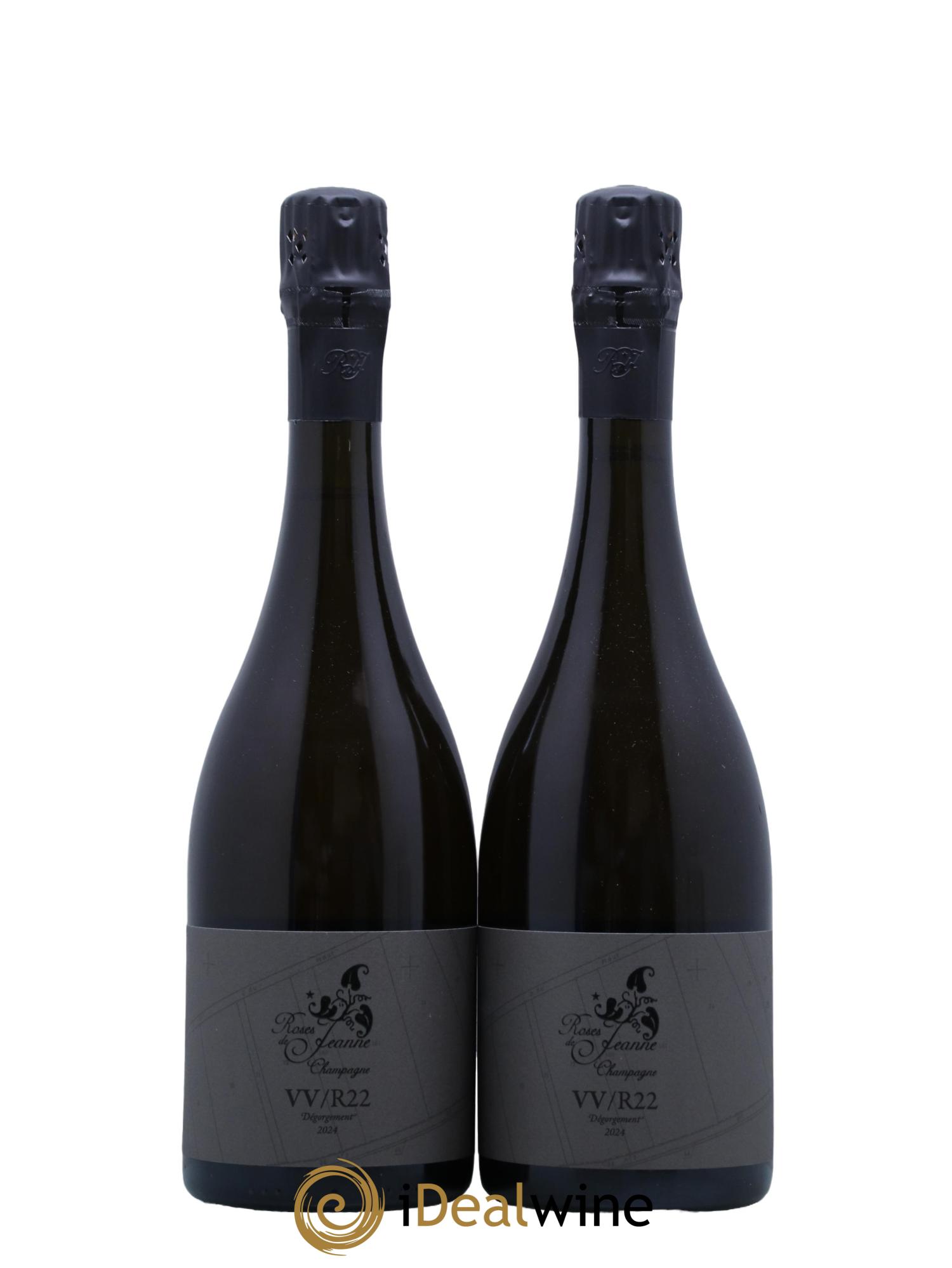 Roses de Jeanne Côte de Val Vilaine Blanc de Noirs Cédric Bouchard 2022 - Lot de 2 bouteilles - 0