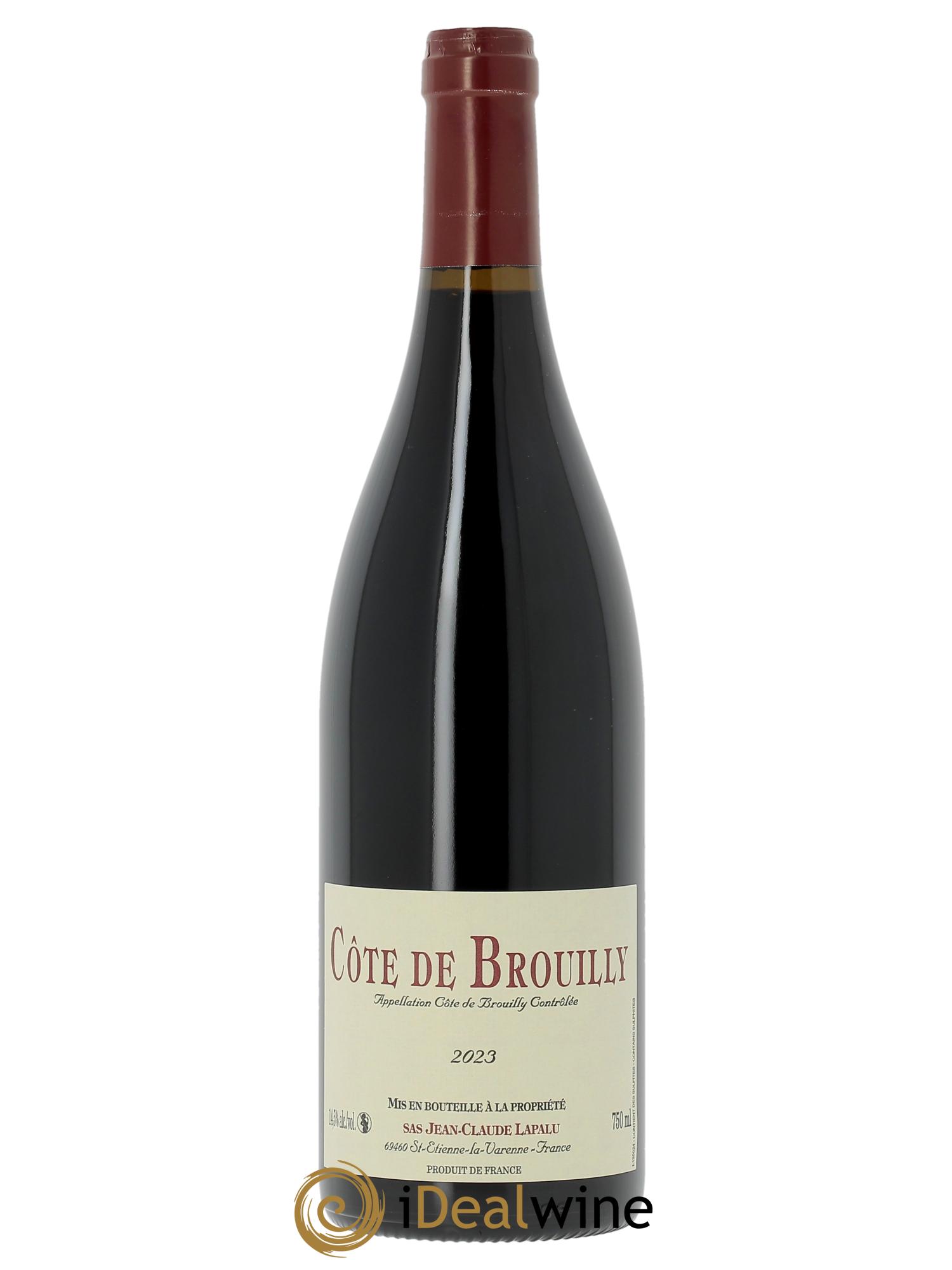 Côte de Brouilly Jean-Claude Lapalu  2023 - Posten von 1 Flasche - 0