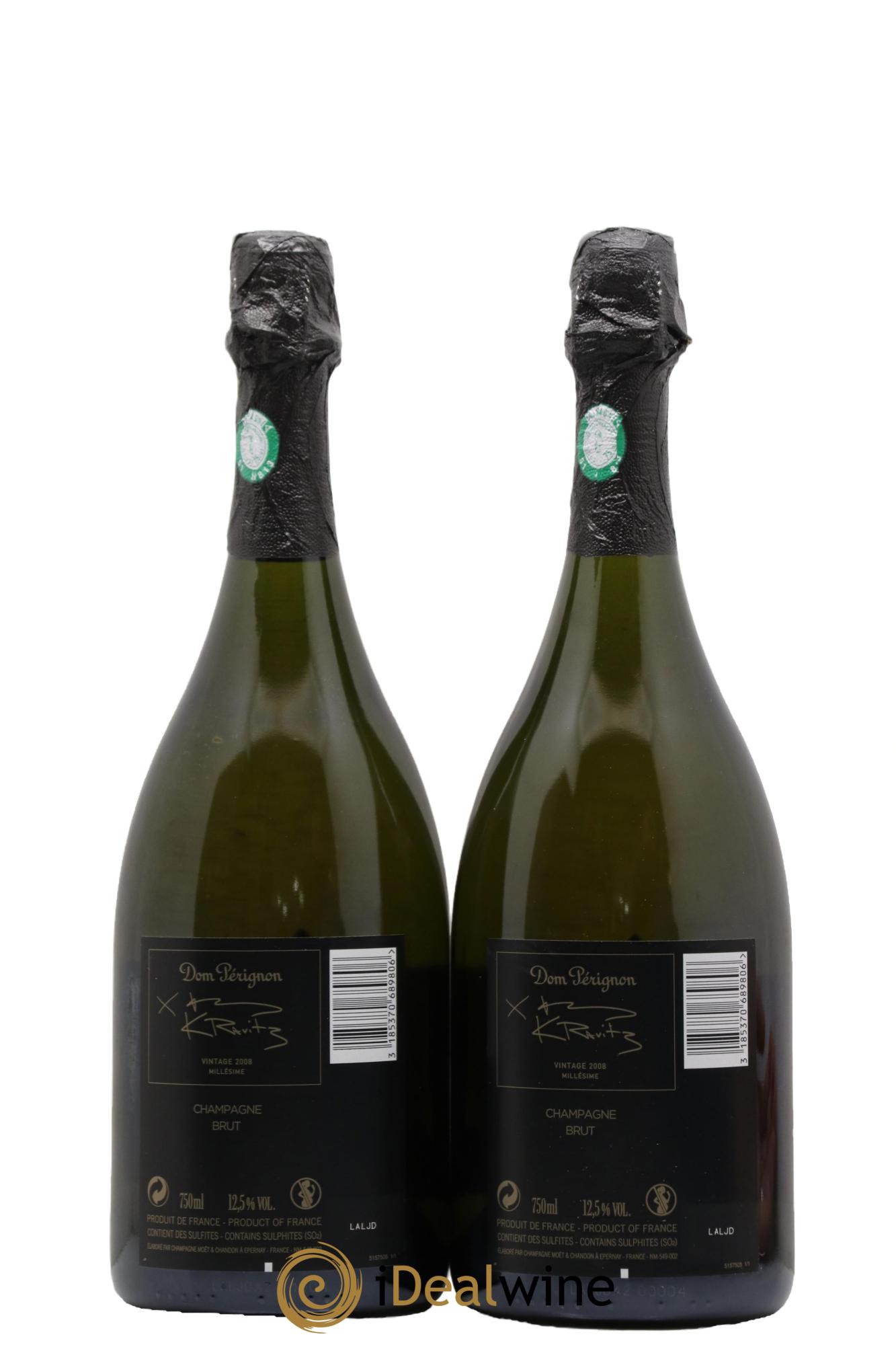 Edition Lenny Kravitz Dom Pérignon 2008 - Lot of 2 bottles - 2