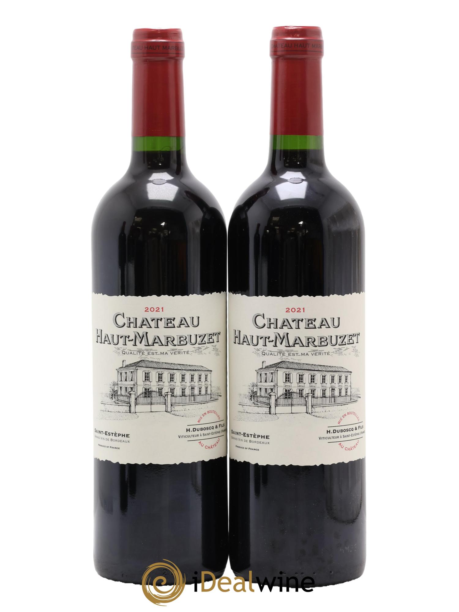 Château Haut Marbuzet 2021 - Lotto di 2 bottiglie - 0