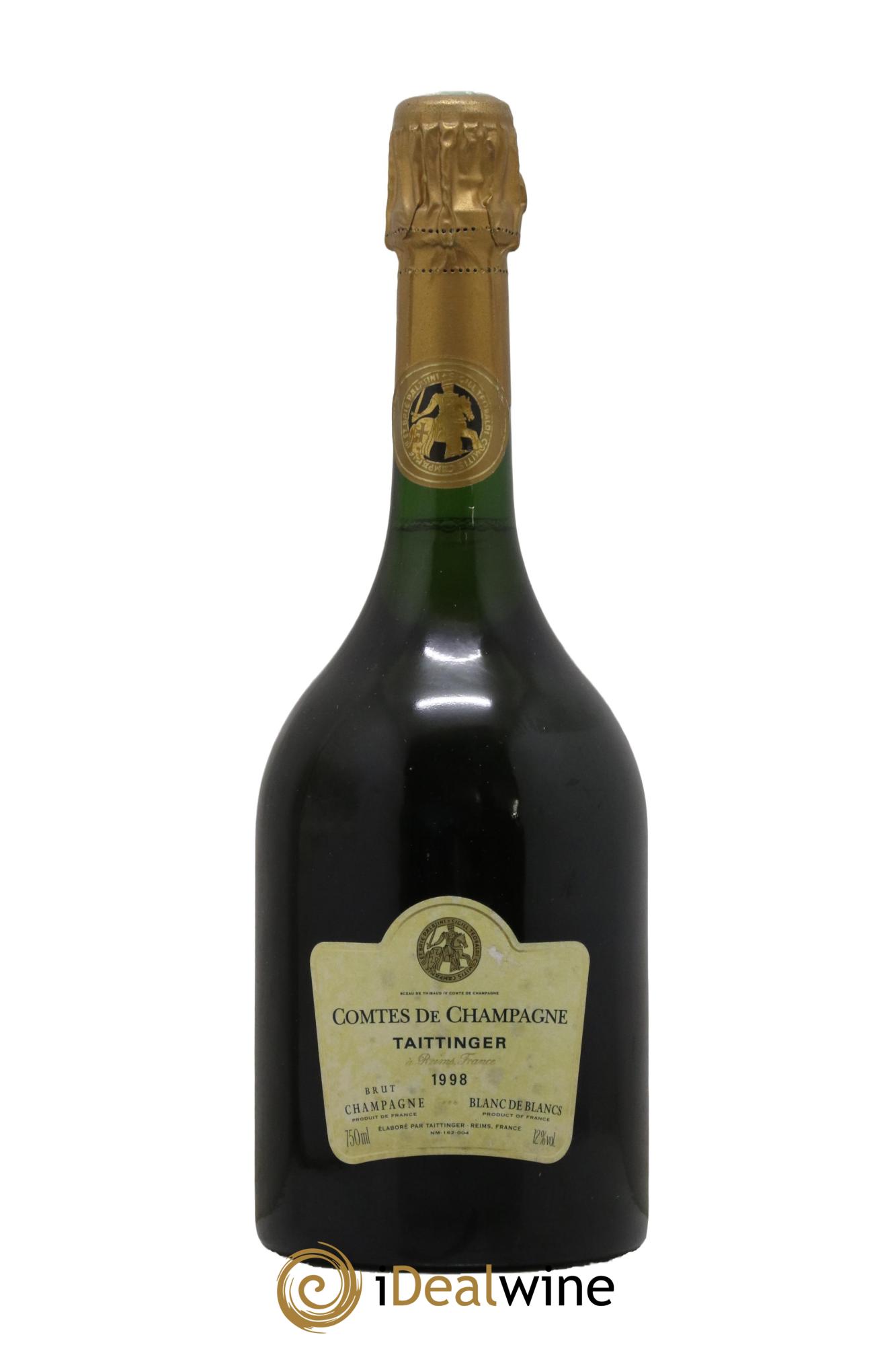 Comtes de Champagne Taittinger 1998 - Lot de 1 bouteille - 0