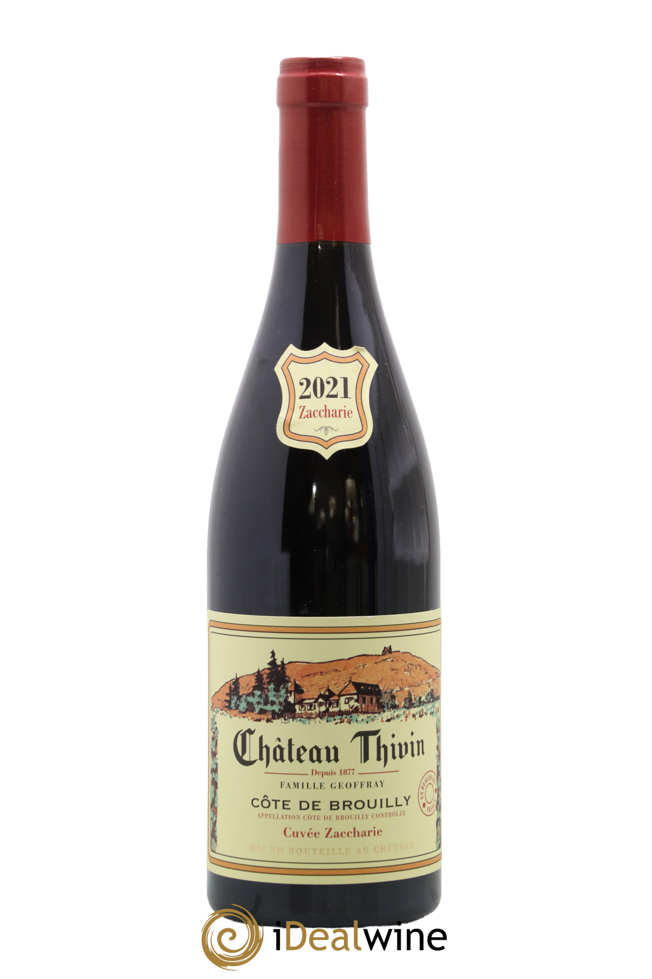 Côte de Brouilly Cuvée Zaccharie Château Thivin 2021 - Lot de 1 bouteille - 0