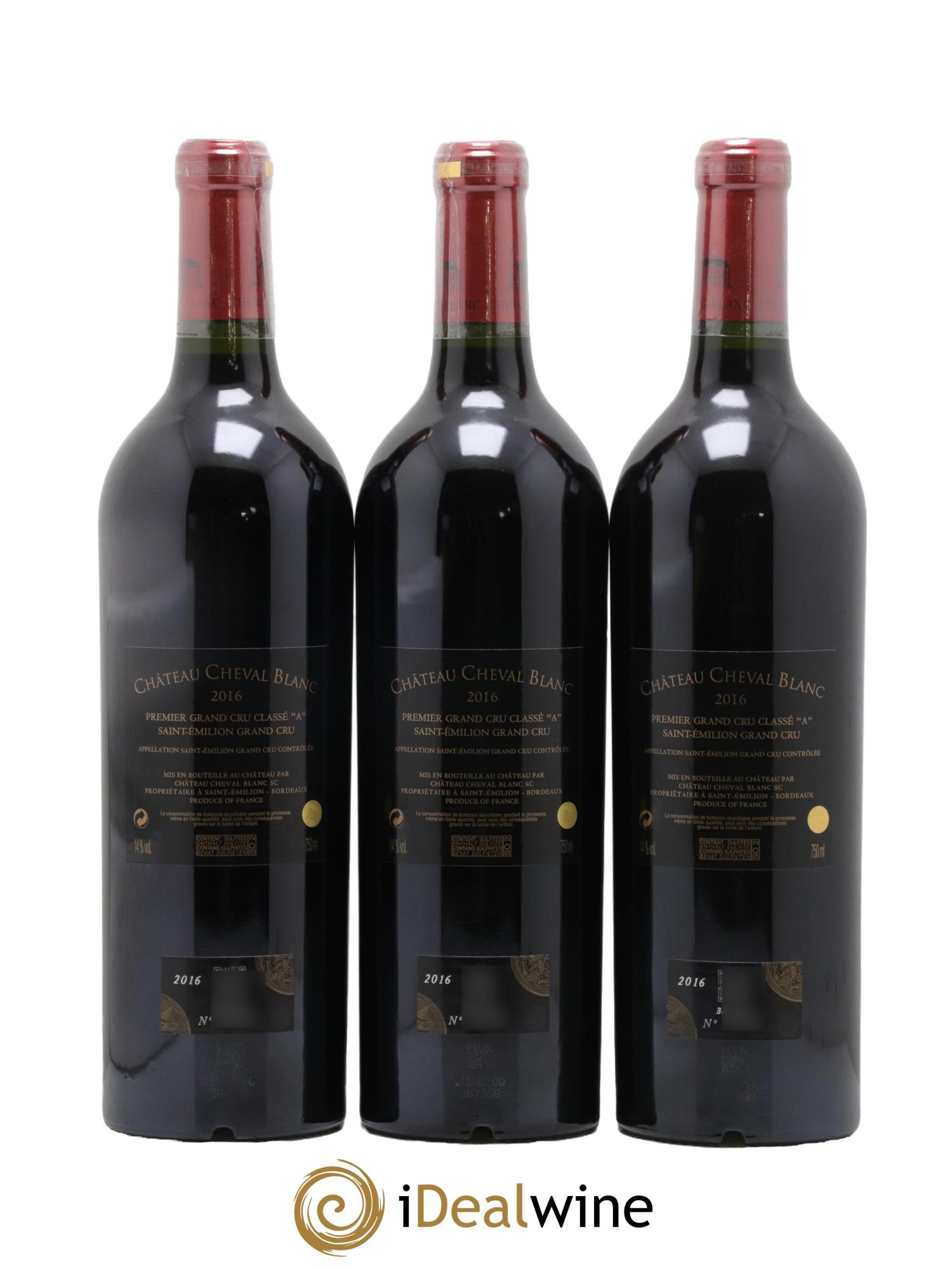 Château Cheval Blanc 1er Grand Cru Classé A 2016 - Lot de 6 bouteilles - 4