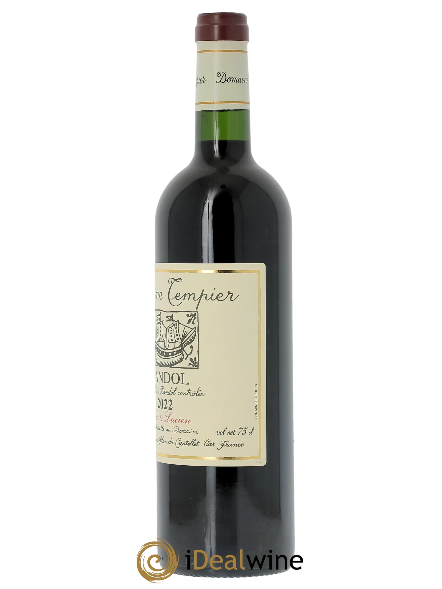 Bandol Domaine Tempier Lulu et Lucien  Famille Peyraud  2022 - Lot of 1 bottle - 1