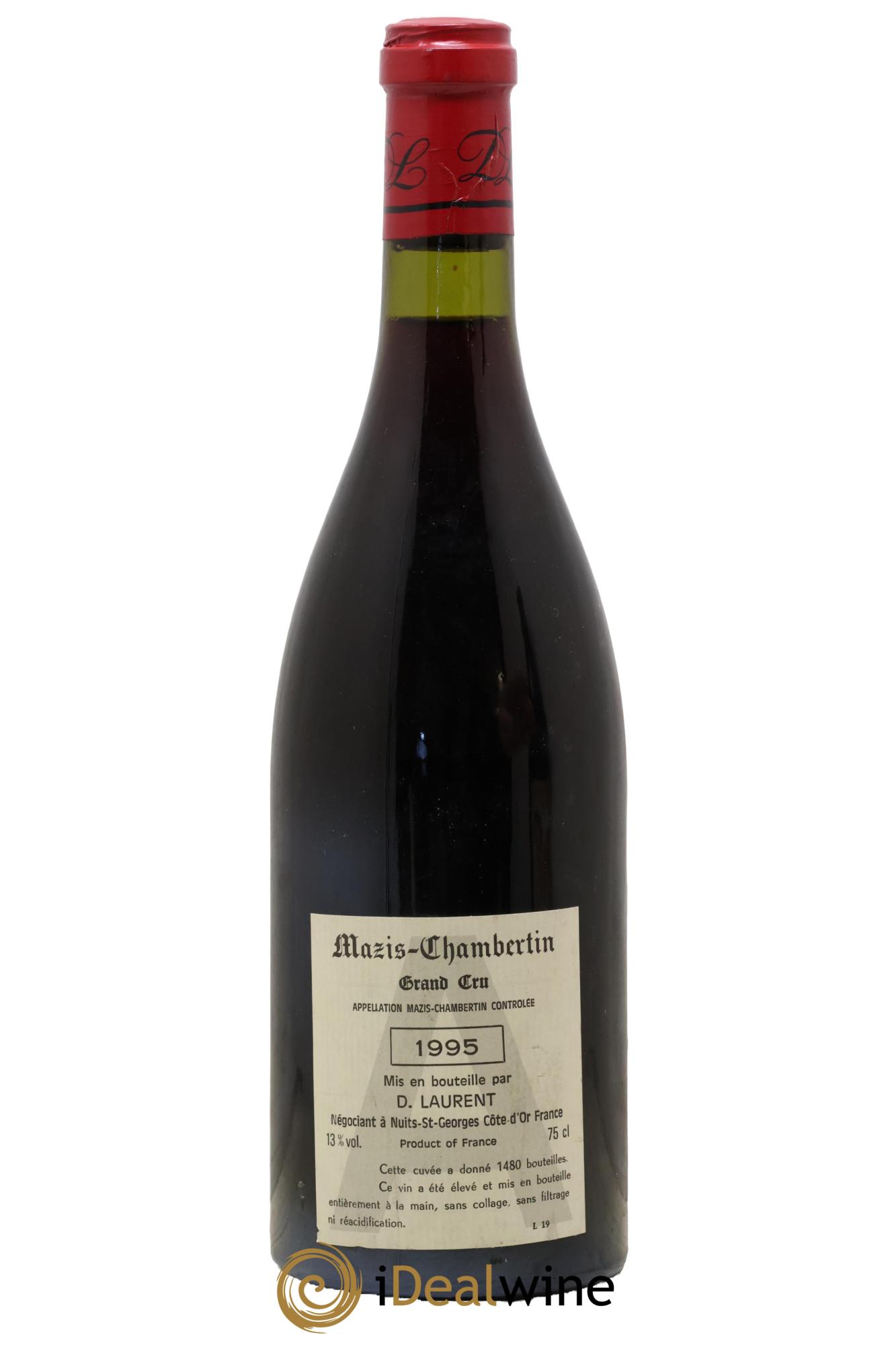 Mazis-Chambertin Grand Cru Dominique Laurent 1995 - Lot de 1 bouteille - 1