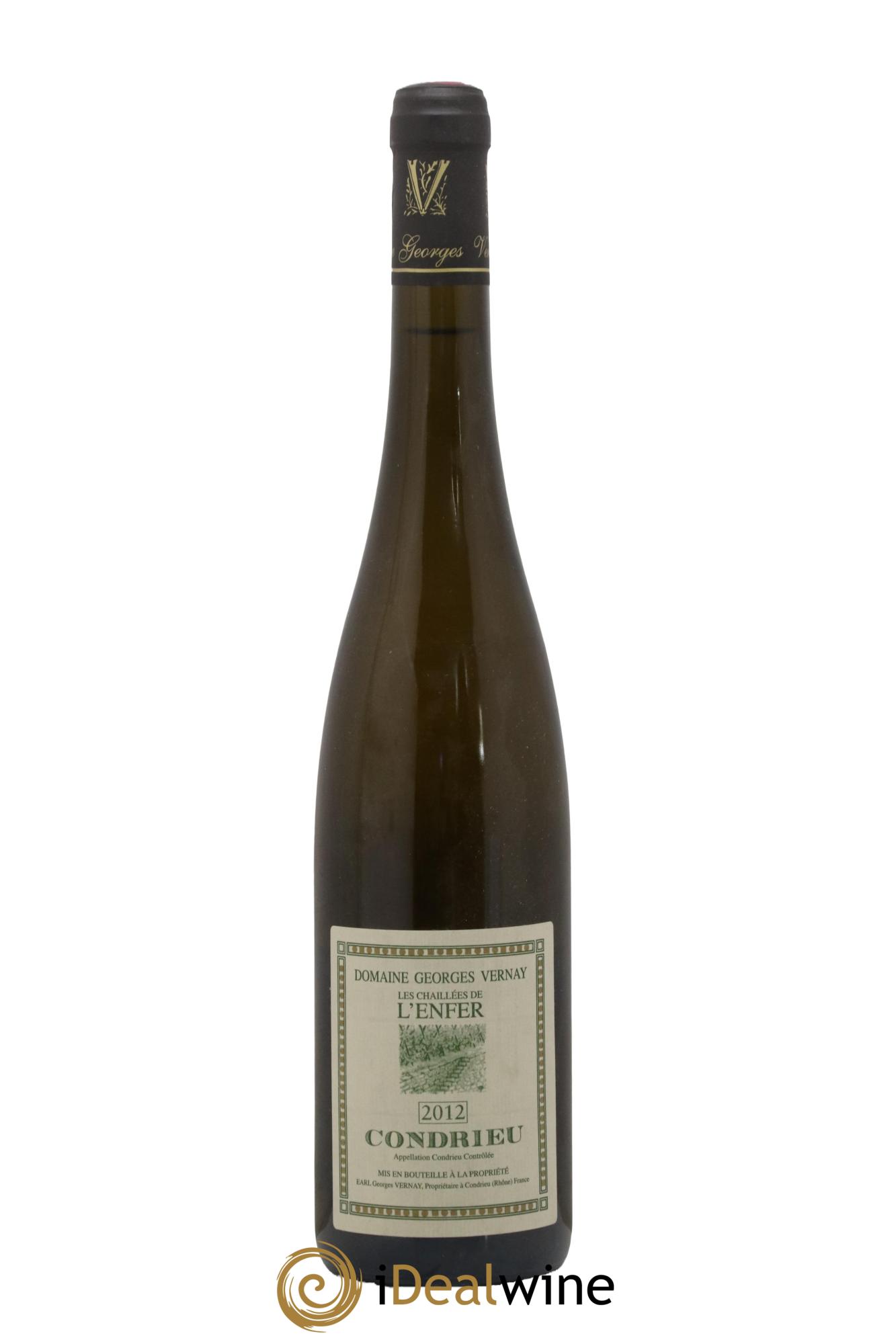 Condrieu Les Chaillées de l'Enfer Georges Vernay 2012 - Lot de 1 bouteille - 0