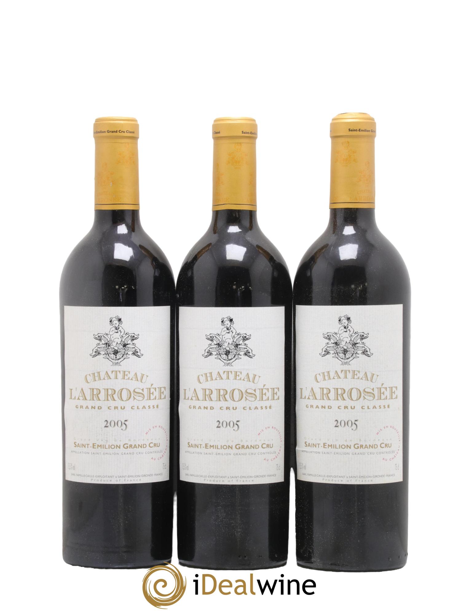 Château l' Arrosée Grand Cru Classé 2005 - Posten von 12 Flaschen - 3