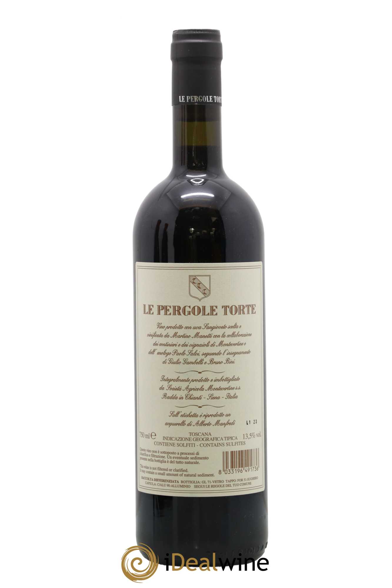 Toscana IGT Montevertine Le Pergole Torte Cuvée Spéciale Sergio Manetti Famille Manetti 2020 - Lot de 1 bouteille - 1