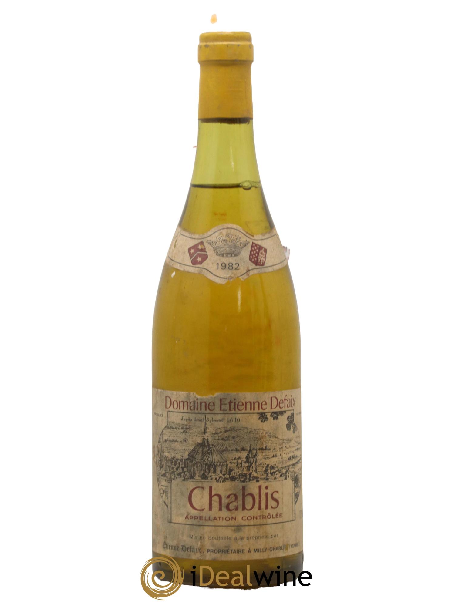 Chablis Domaine Defaix 1982 - Posten von 1 Flasche - 0