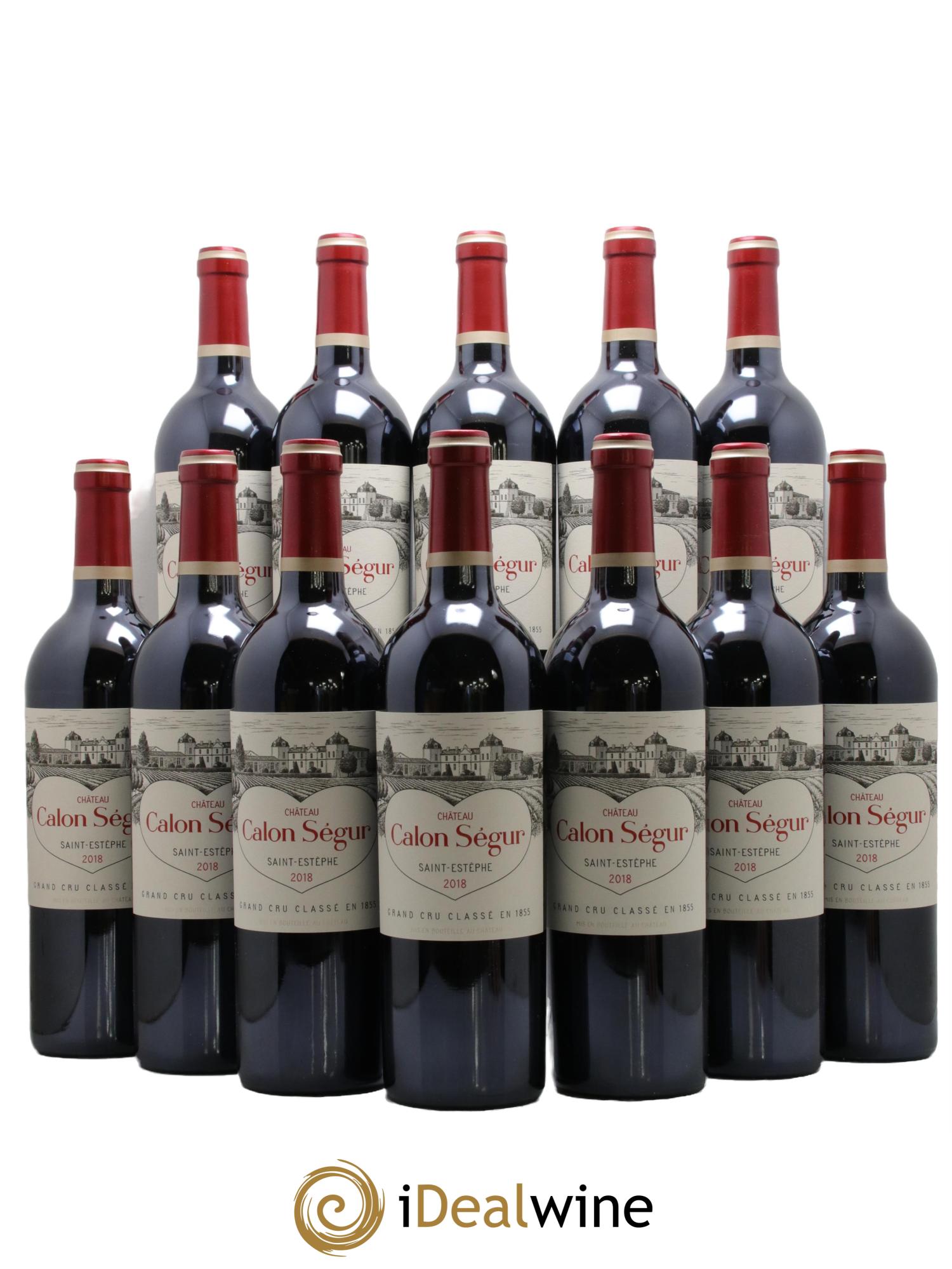 Château Calon Ségur 3ème Grand Cru Classé 2018 - Lotto di 12 bottiglie - 0