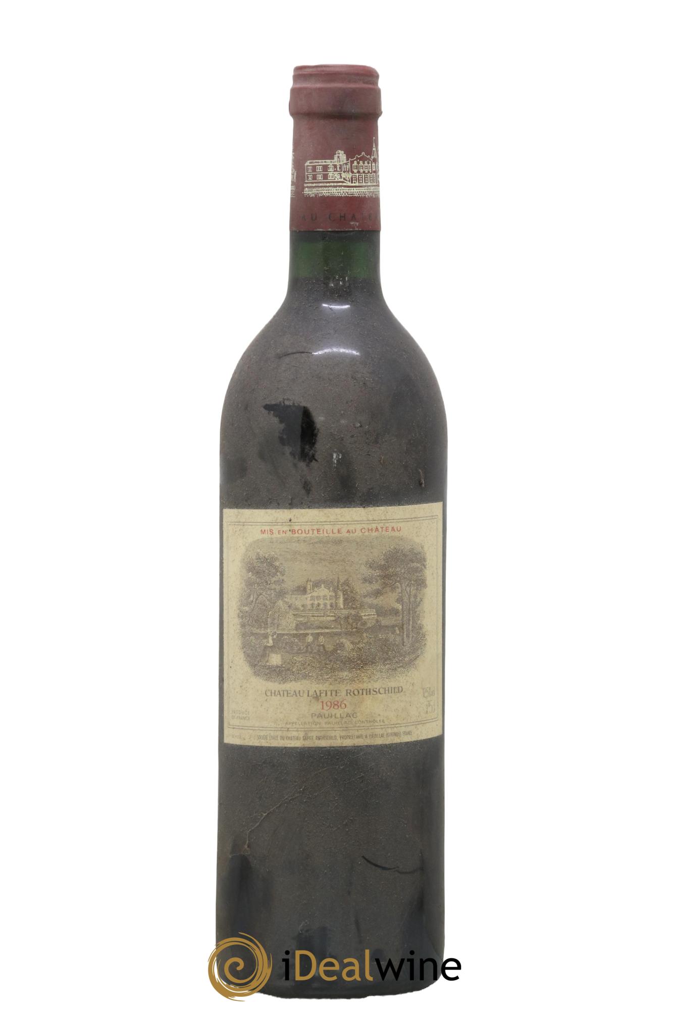 Château Lafite Rothschild 1er Grand Cru Classé 1986 - Lot de 1 bouteille - 0