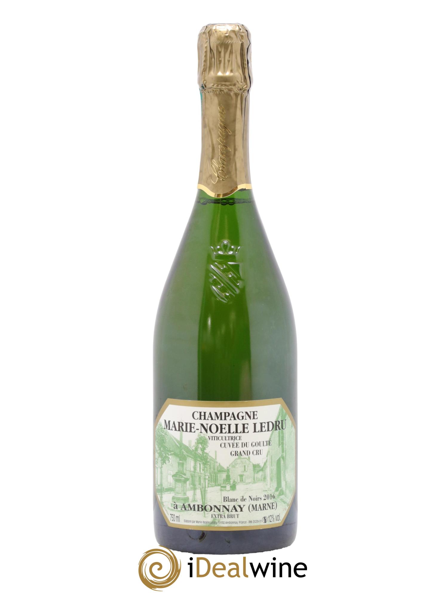 Cuvée du Goulté Blanc de Noirs Marie-Noëlle Ledru 2016 - Lot of 1 bottle - 0
