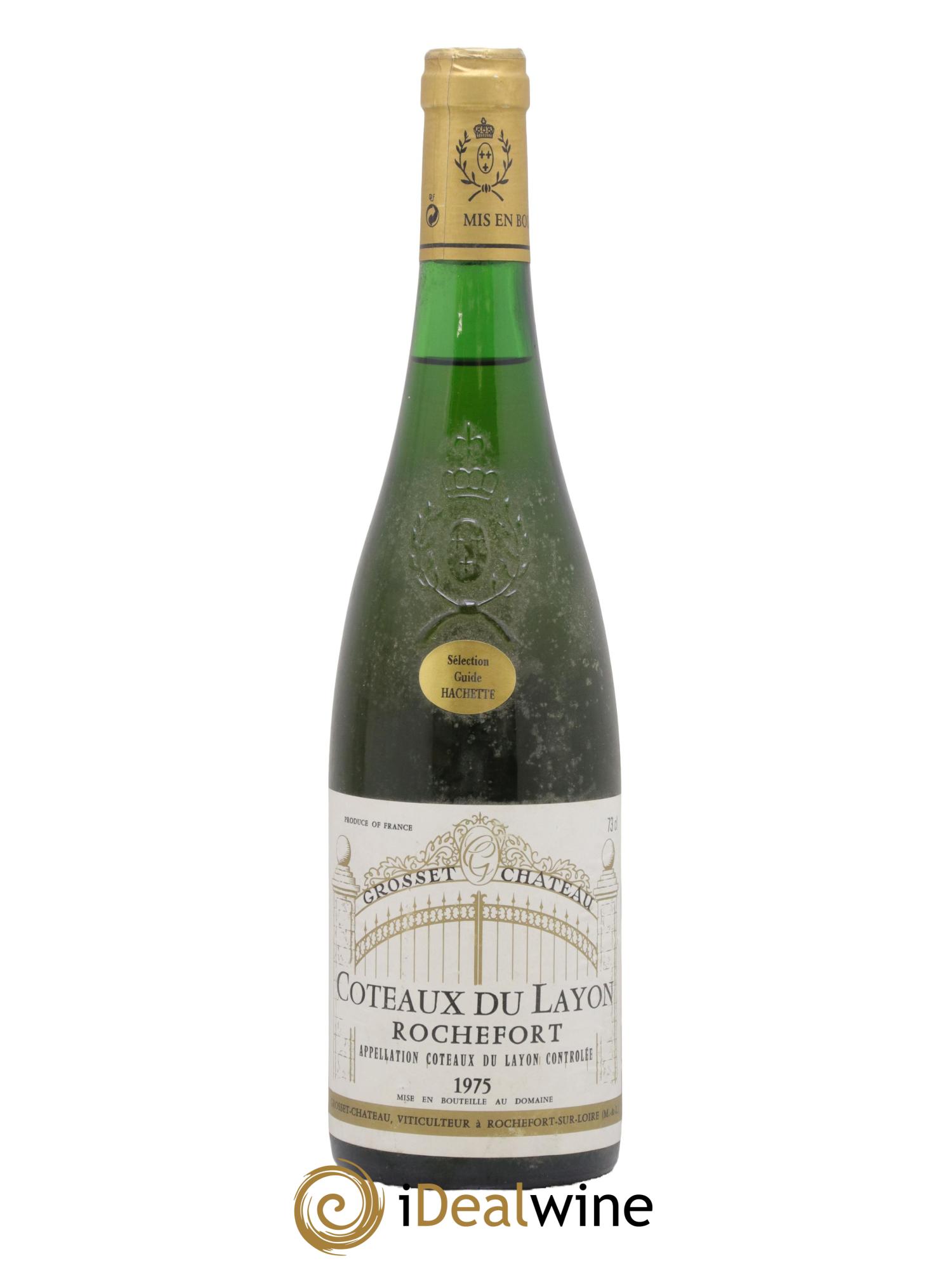 Coteaux du Layon Rochefort Château Grosset 1975 - Posten von 1 Flasche - 0