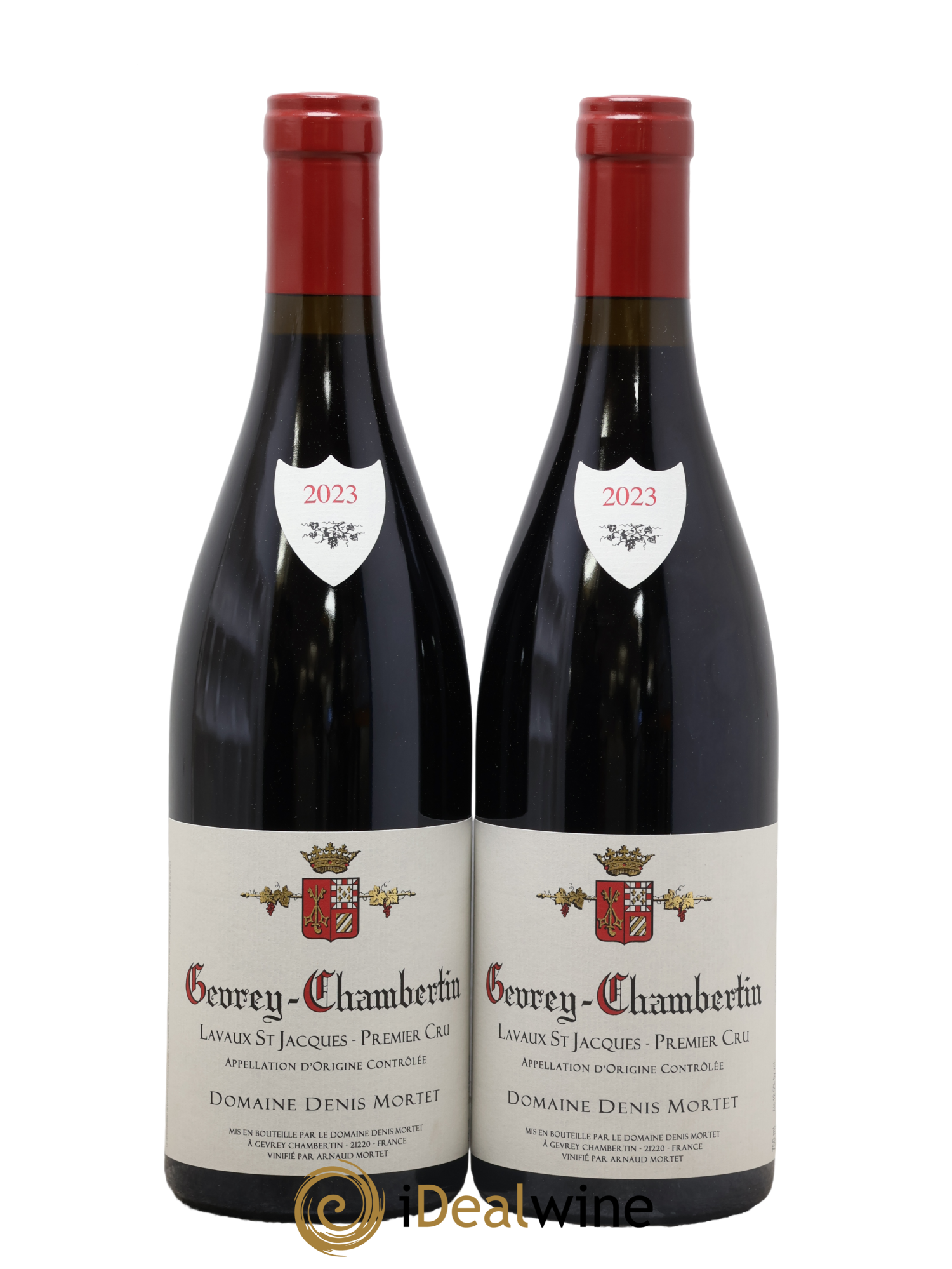 Gevrey-Chambertin 1er Cru Lavaux Saint Jacques Denis Mortet (Domaine) 2023 - Lotto di 2 bottiglie - 0