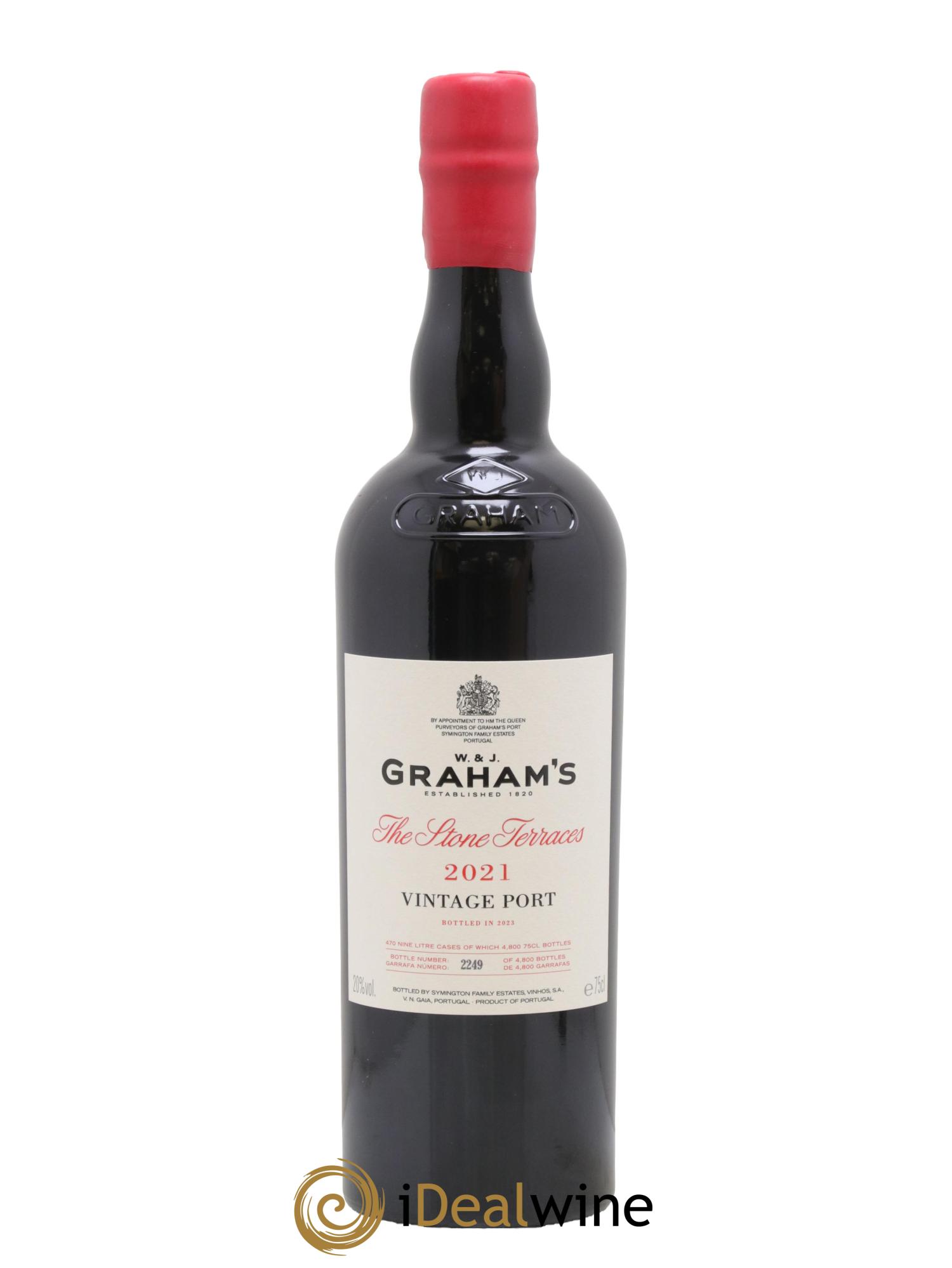 Porto Ruby Vintage The Stone Terraces W. et J. Graham's 2021 - Lotto di 1 bottiglia - 2