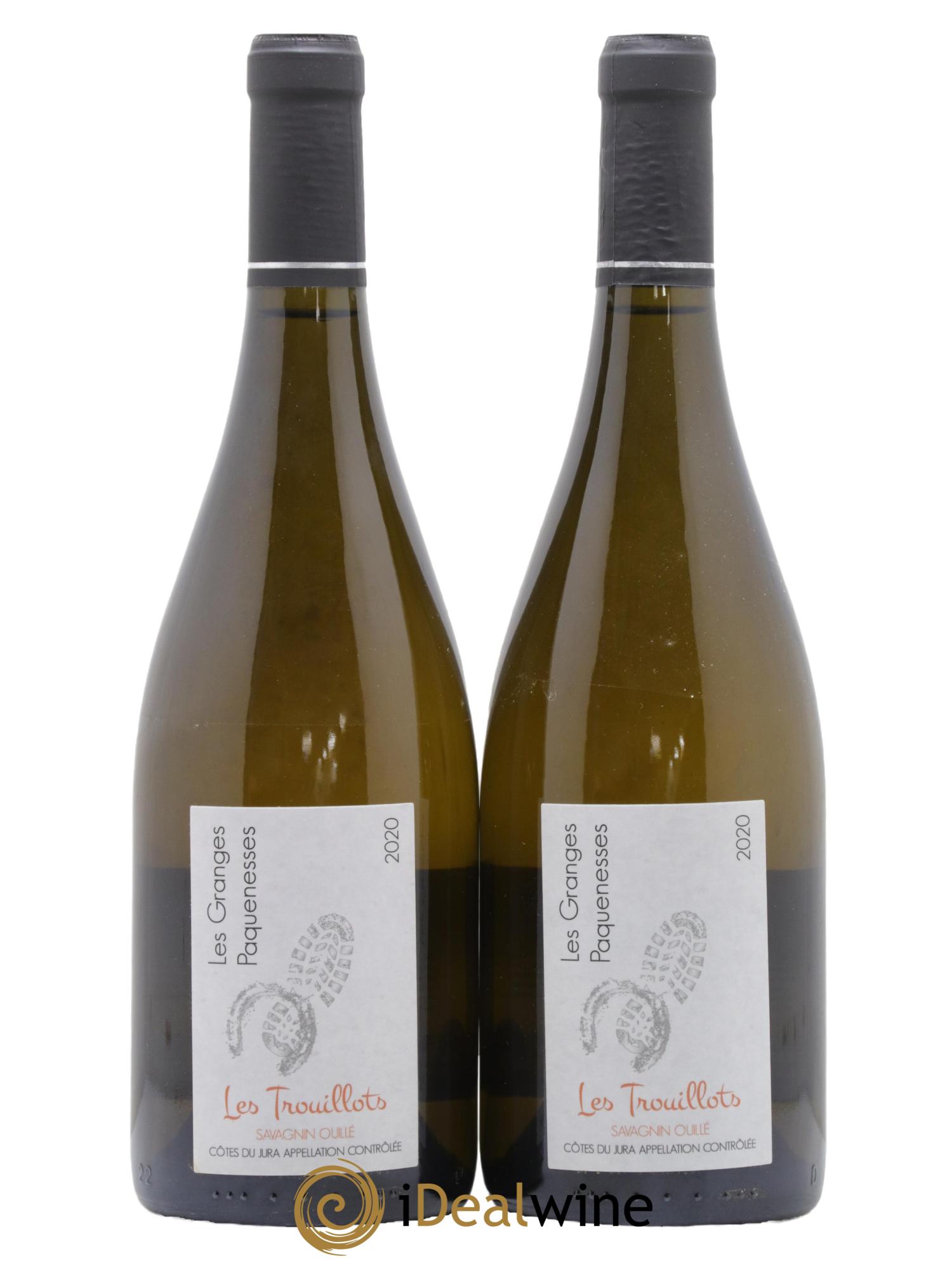 Côtes du Jura Savagnin Ouillé Les Trouillots Les Granges Paquenesses 2020 - Lot of 2 bottles - 0