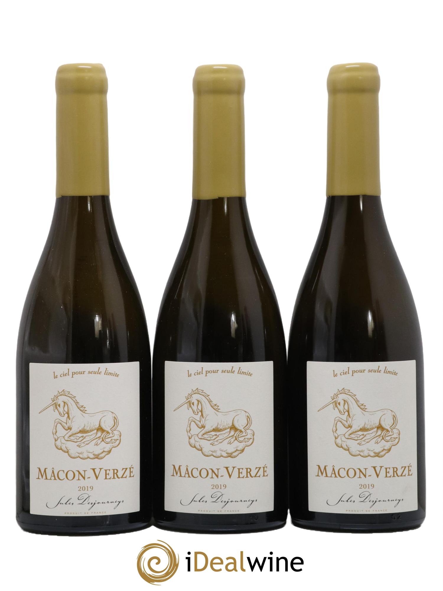 Mâcon-Verzé Jules Desjourneys 2019 - Lot de 3 bouteilles - 0