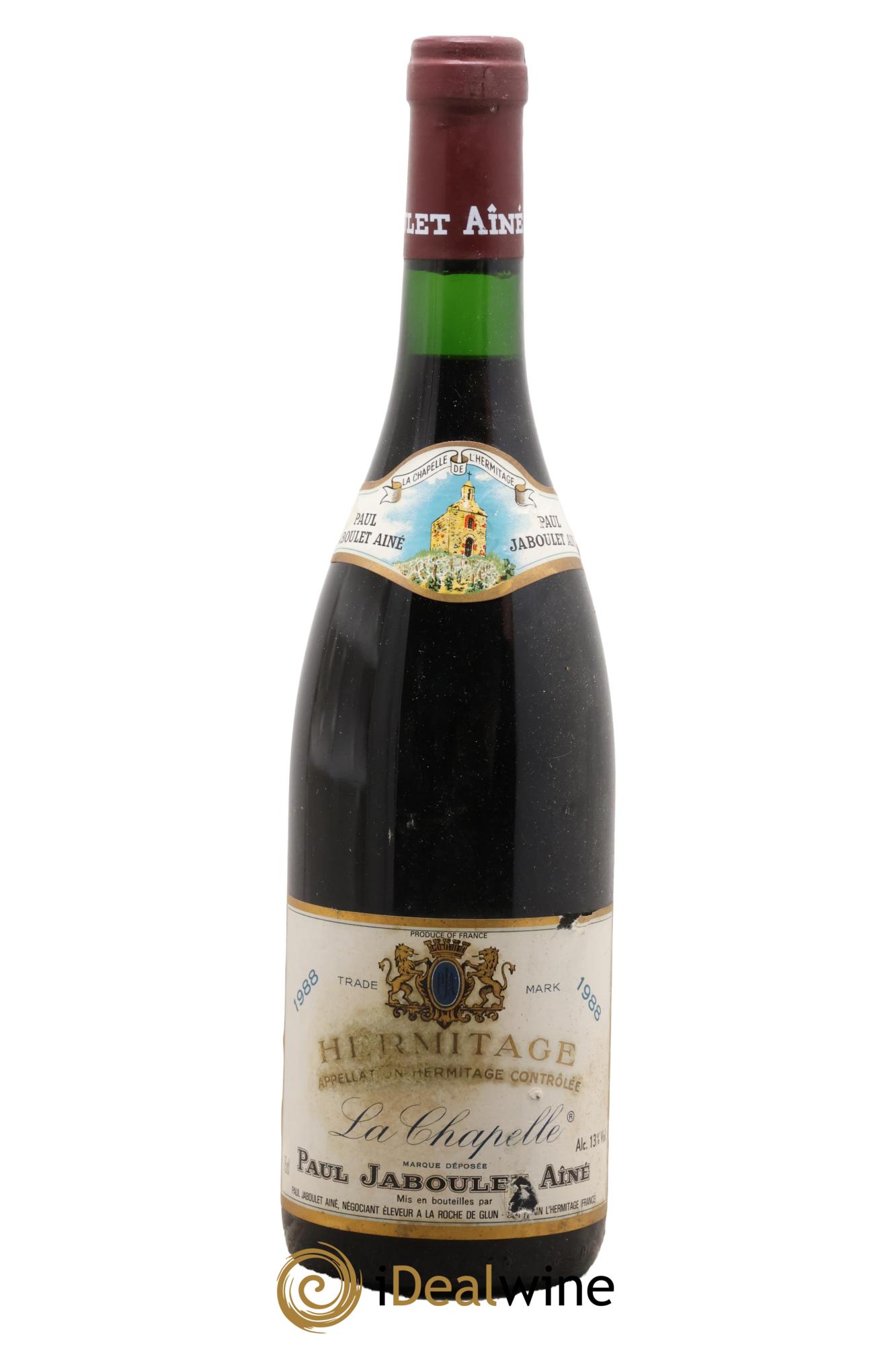 Hermitage La Chapelle Paul Jaboulet Ainé 1988 - Lot de 1 bouteille - 0