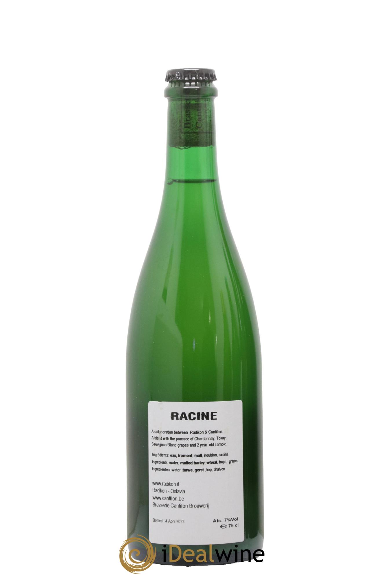 Bière Cantillon X Radikon Racine Tirage embouteillé en 2023 - Lot de 1 bouteille - 1