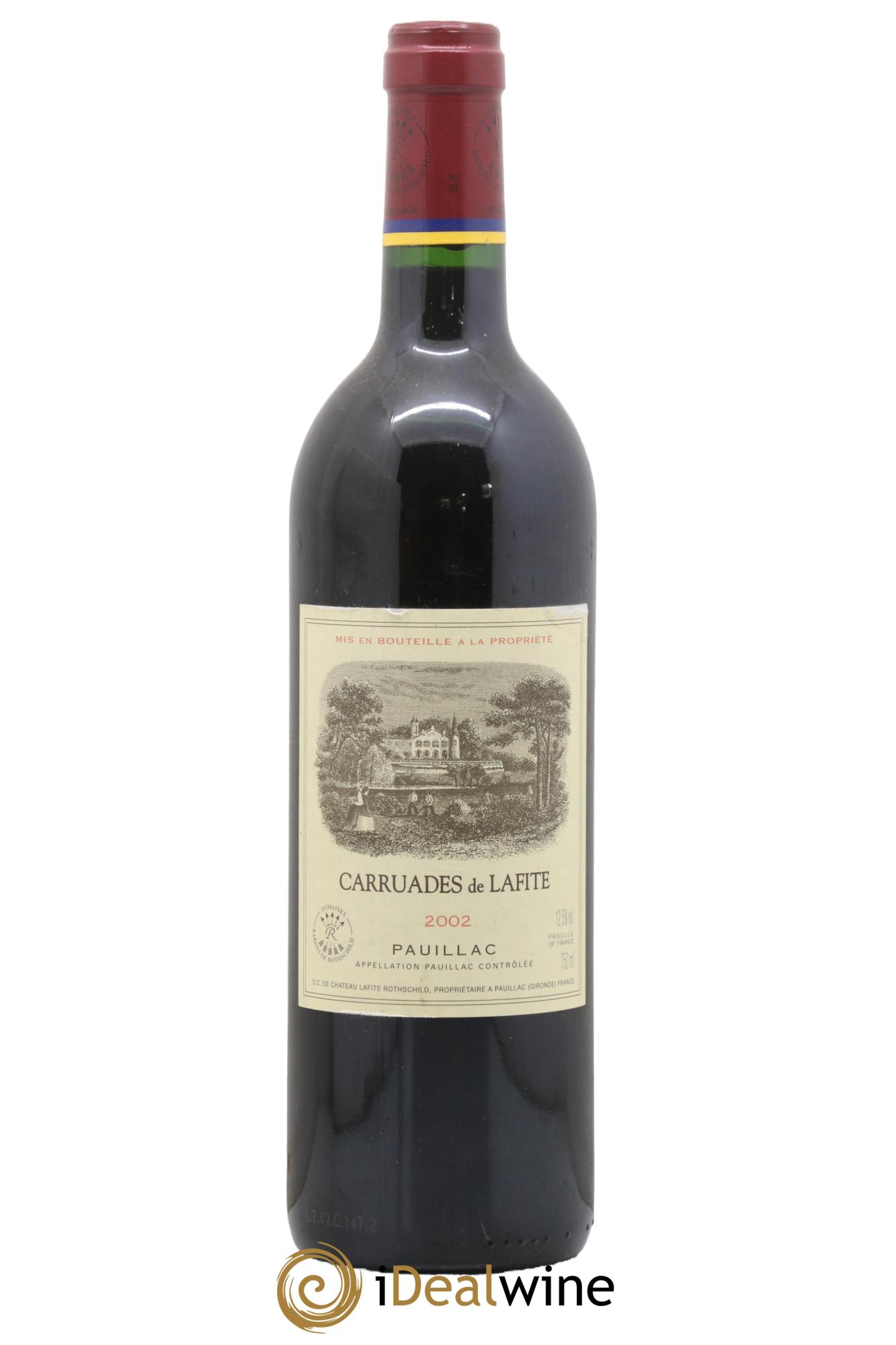 Carruades de Lafite Rothschild Second Vin 2002 - Posten von 1 Flasche - 0