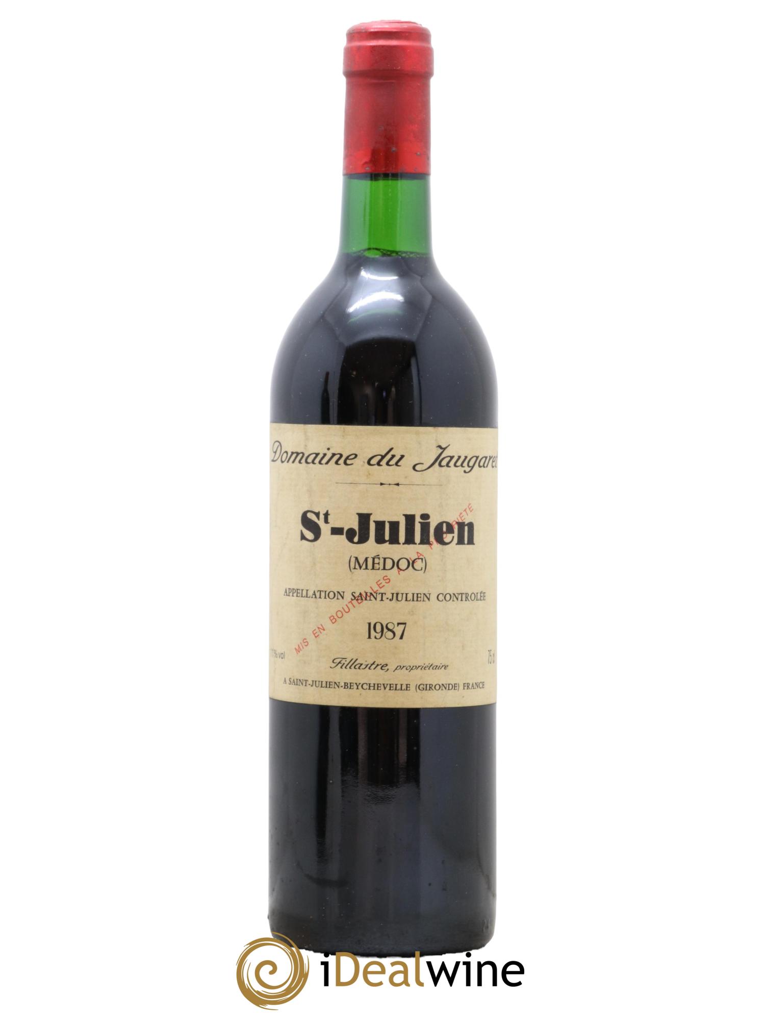 Domaine du Jaugaret 1987 - Lot de 1 bouteille - 0