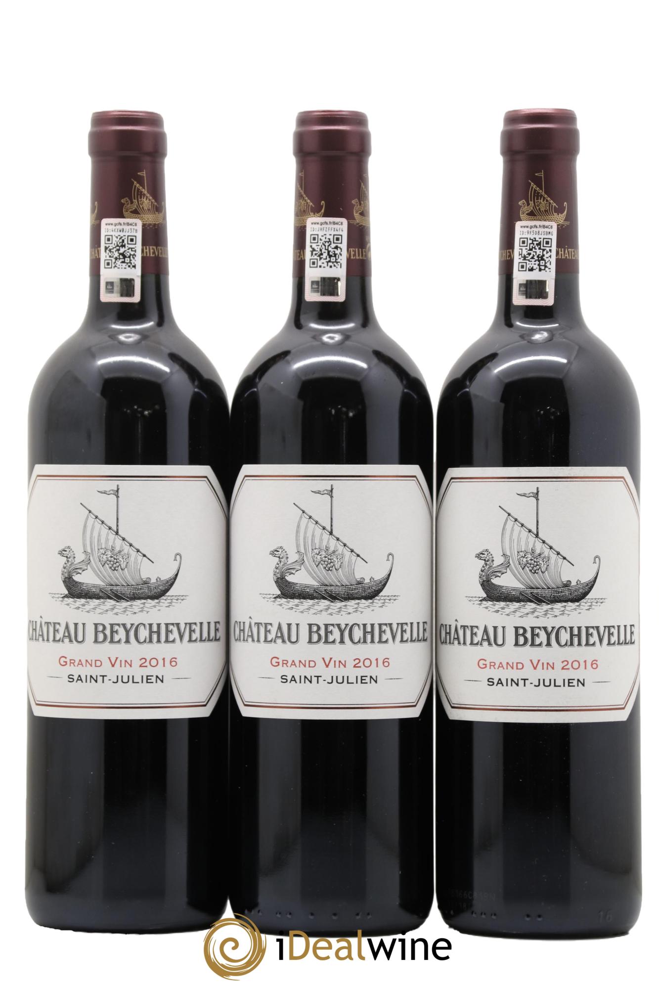 Château Beychevelle 4ème Grand Cru Classé 2016 - Lot de 3 bouteilles - 0