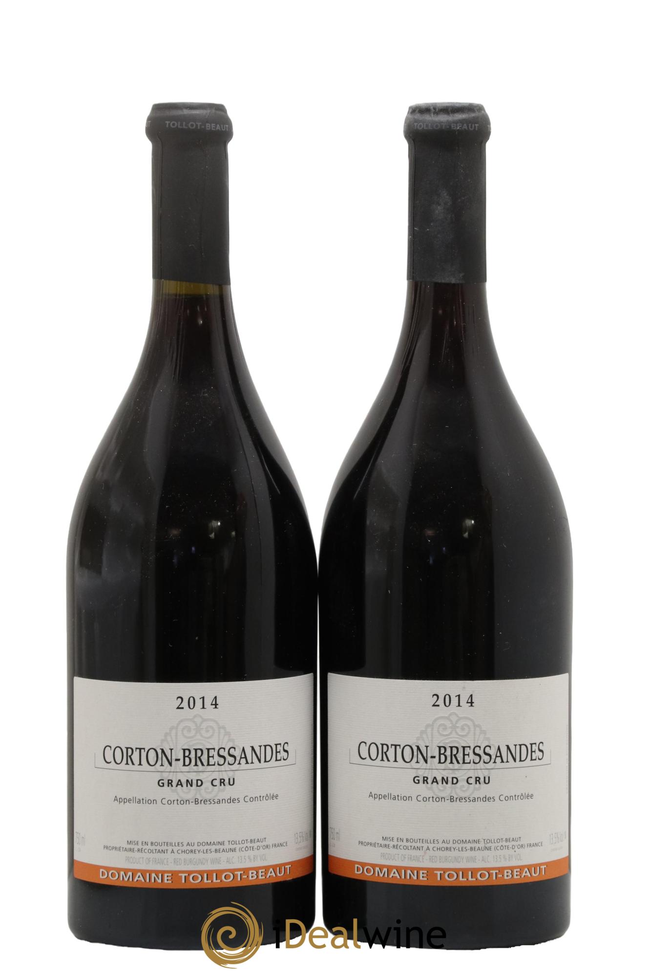 Corton-Bressandes Grand Cru Tollot Beaut (Domaine) 2014 - Lot of 2 bottles - 0