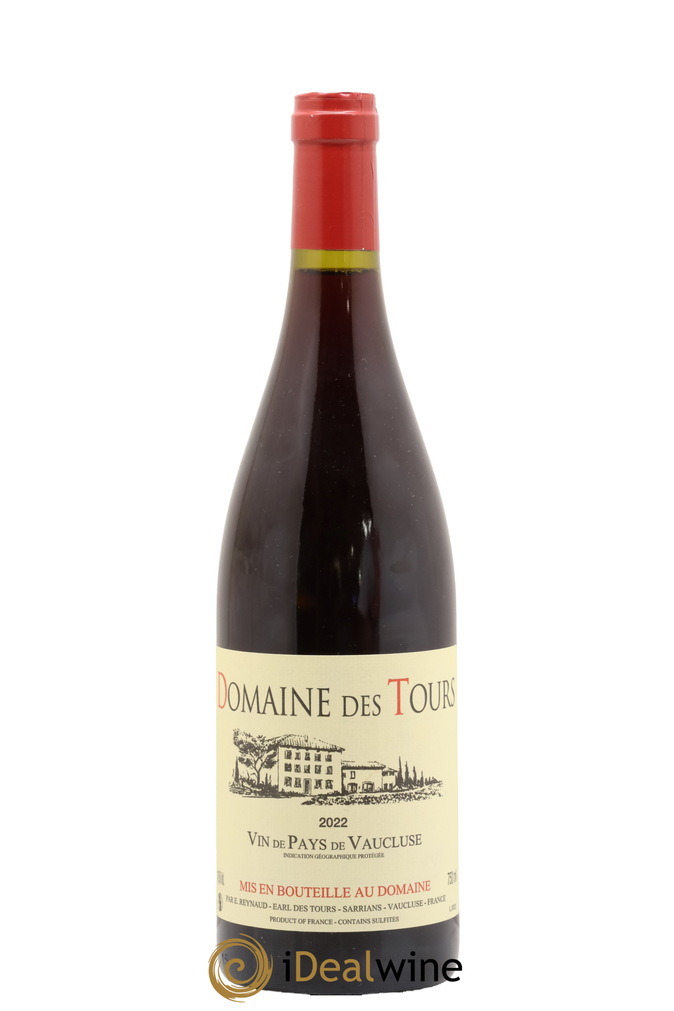 Vaucluse (Vin de Pays de Vaucluse) Domaine des Tours Emmanuel Reynaud 2022 - Lot of 1 bottle - 0