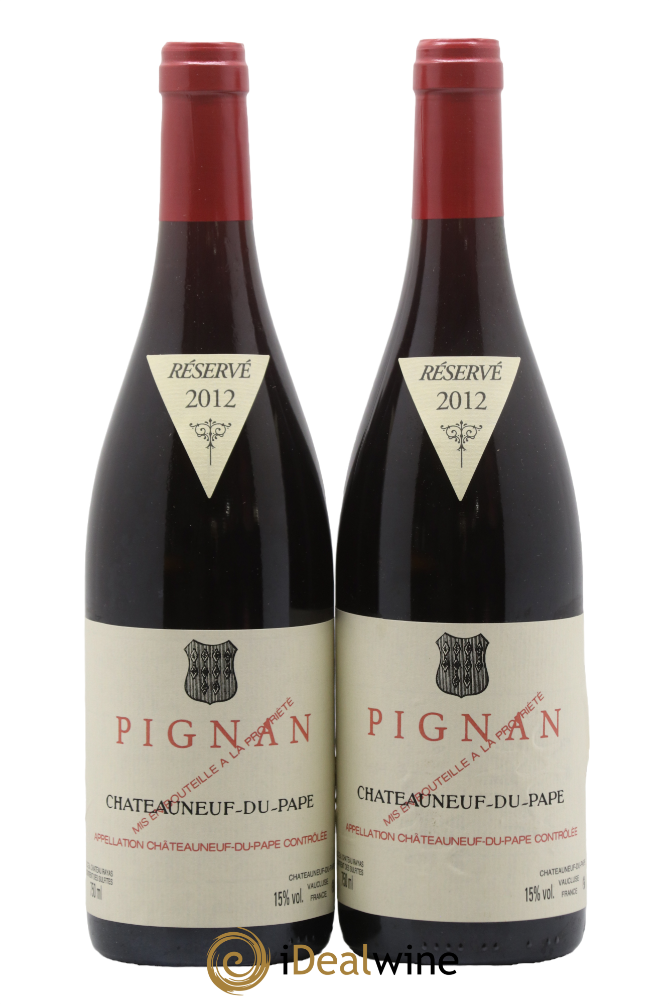 Châteauneuf-du-Pape Pignan Emmanuel Reynaud 2012 - Posten von 2 Flaschen - 0