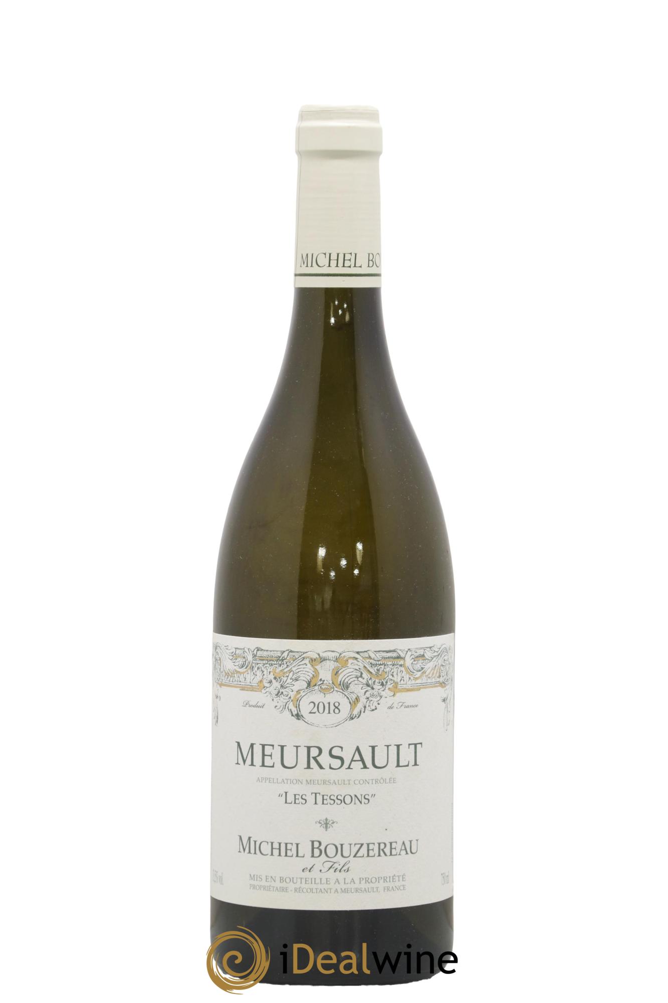 Meursault Les Tessons Michel Bouzereau et Fils (Domaine) 2018 - Lot de 1 bouteille - 0