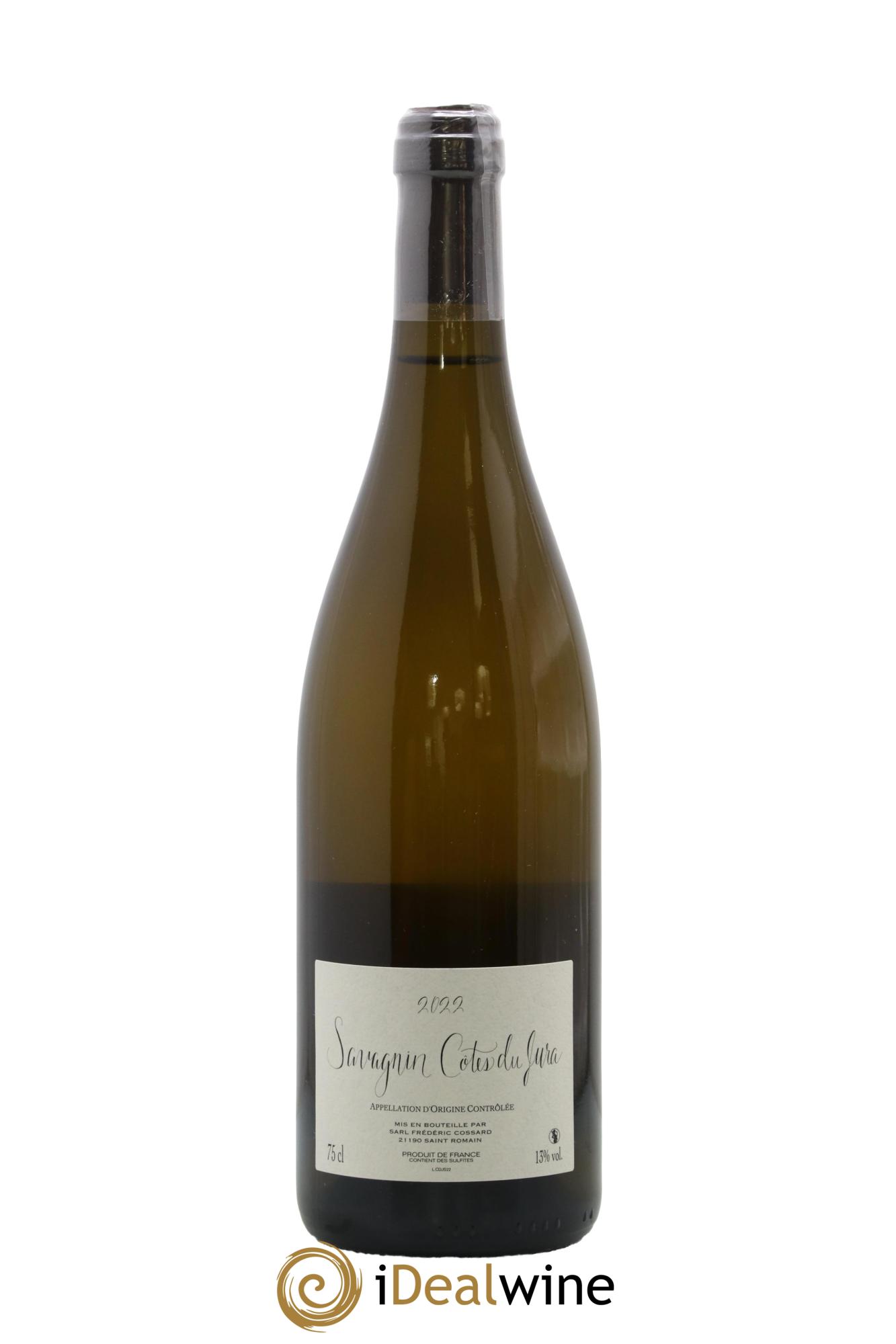 Côtes du Jura Savagnin Fraté Frédéric Cossard 2022 - Lot de 1 bouteille - 1