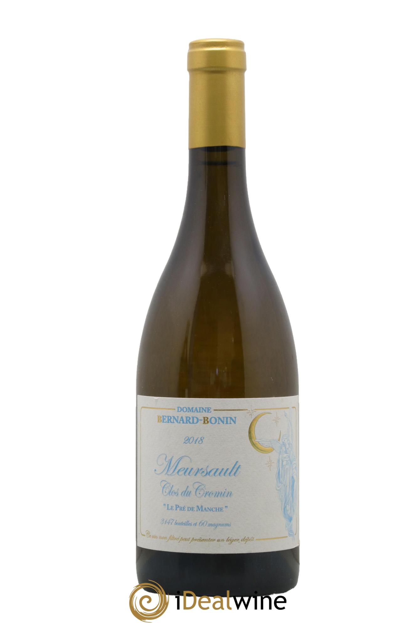 Meursault Clos du Cromin Bernard Bonin 2018 - Lot de 1 bouteille - 0