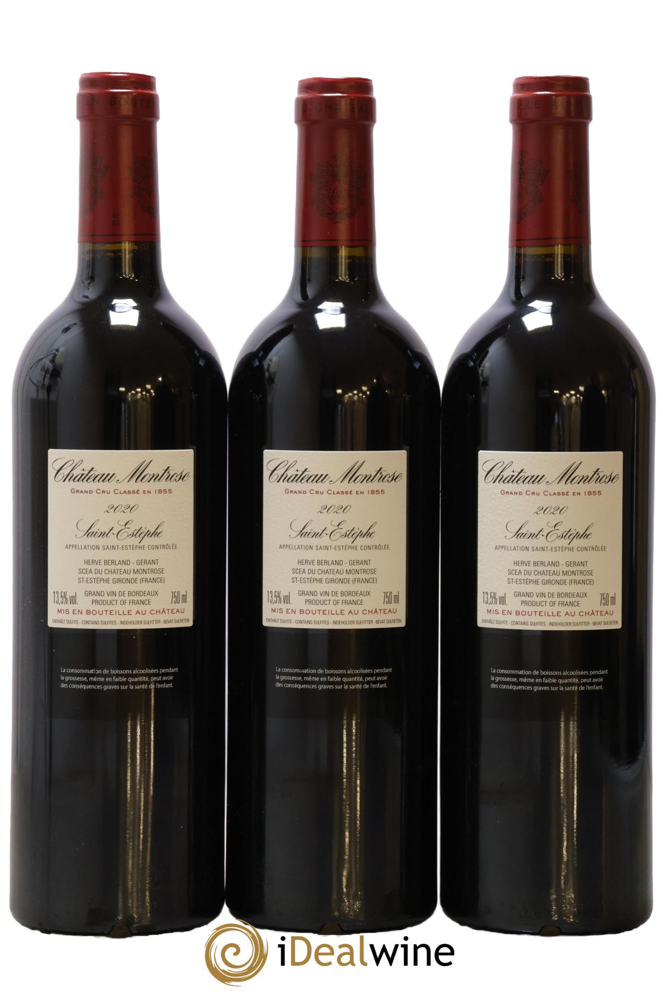 Château Montrose 2ème Grand Cru Classé  2020 - Posten von 6 Flaschen - 4