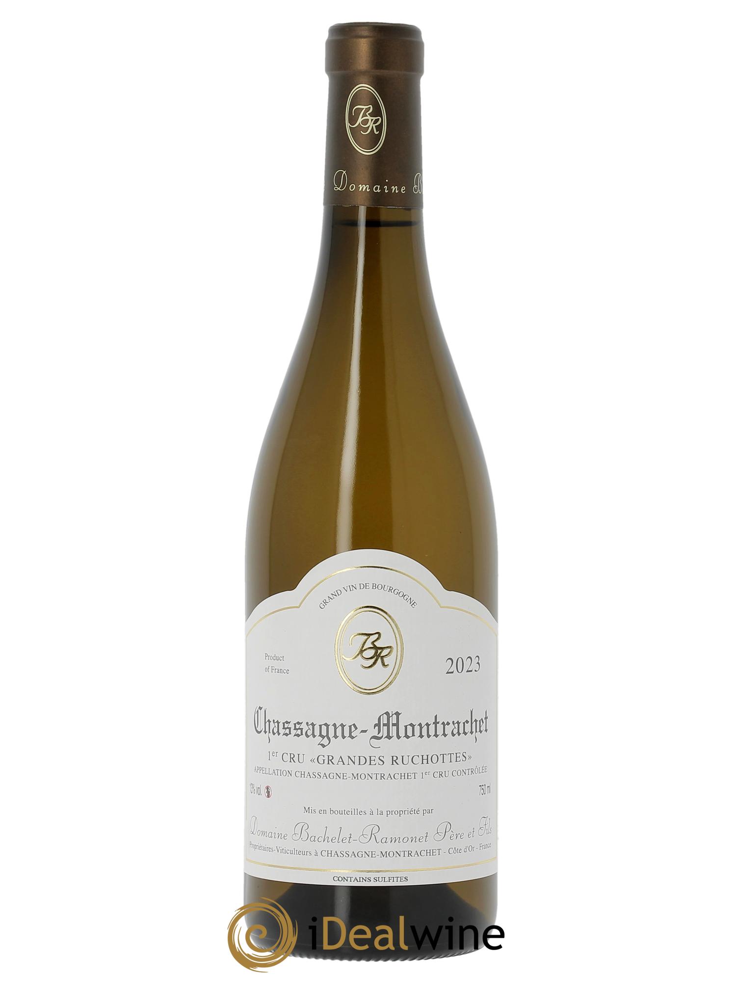 Chassagne-Montrachet 1er Cru Les Grandes Ruchottes Bachelet-Ramonet (Domaine)  2023 - Lot of 1 bottle - 0