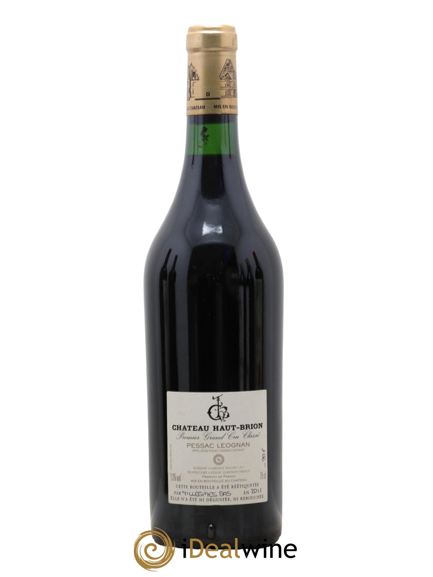 Château Haut Brion 1er Grand Cru Classé 1990 - Lot de 1 bouteille - 1
