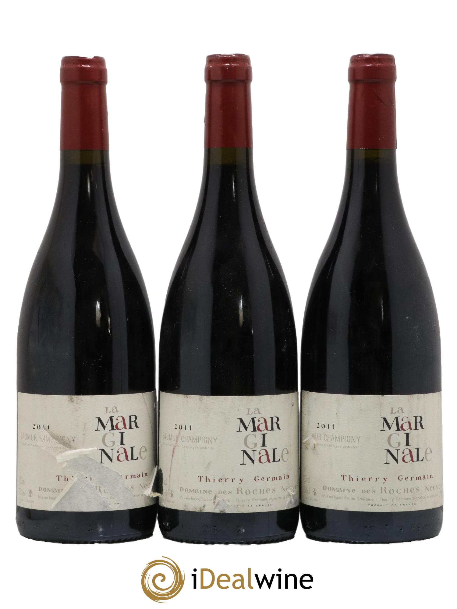Saumur-Champigny La Marginale Domaine des Roches Neuves - Thierry Germain 2011 - Lot de 3 bouteilles - 0