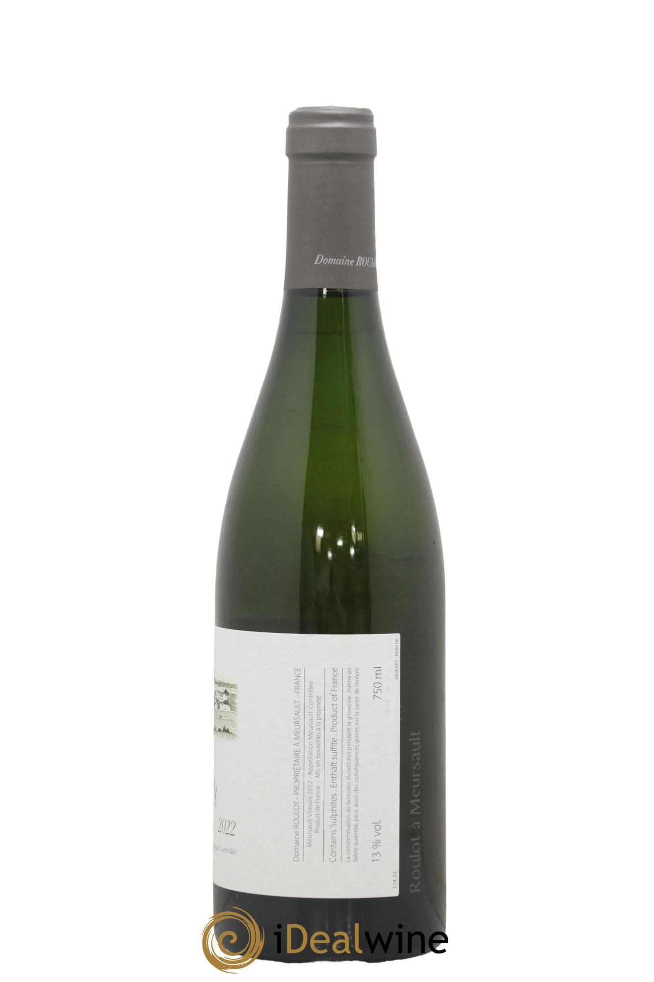Meursault Les Vireuils Roulot (Domaine) 2022 - Lot of 1 bottle - 1