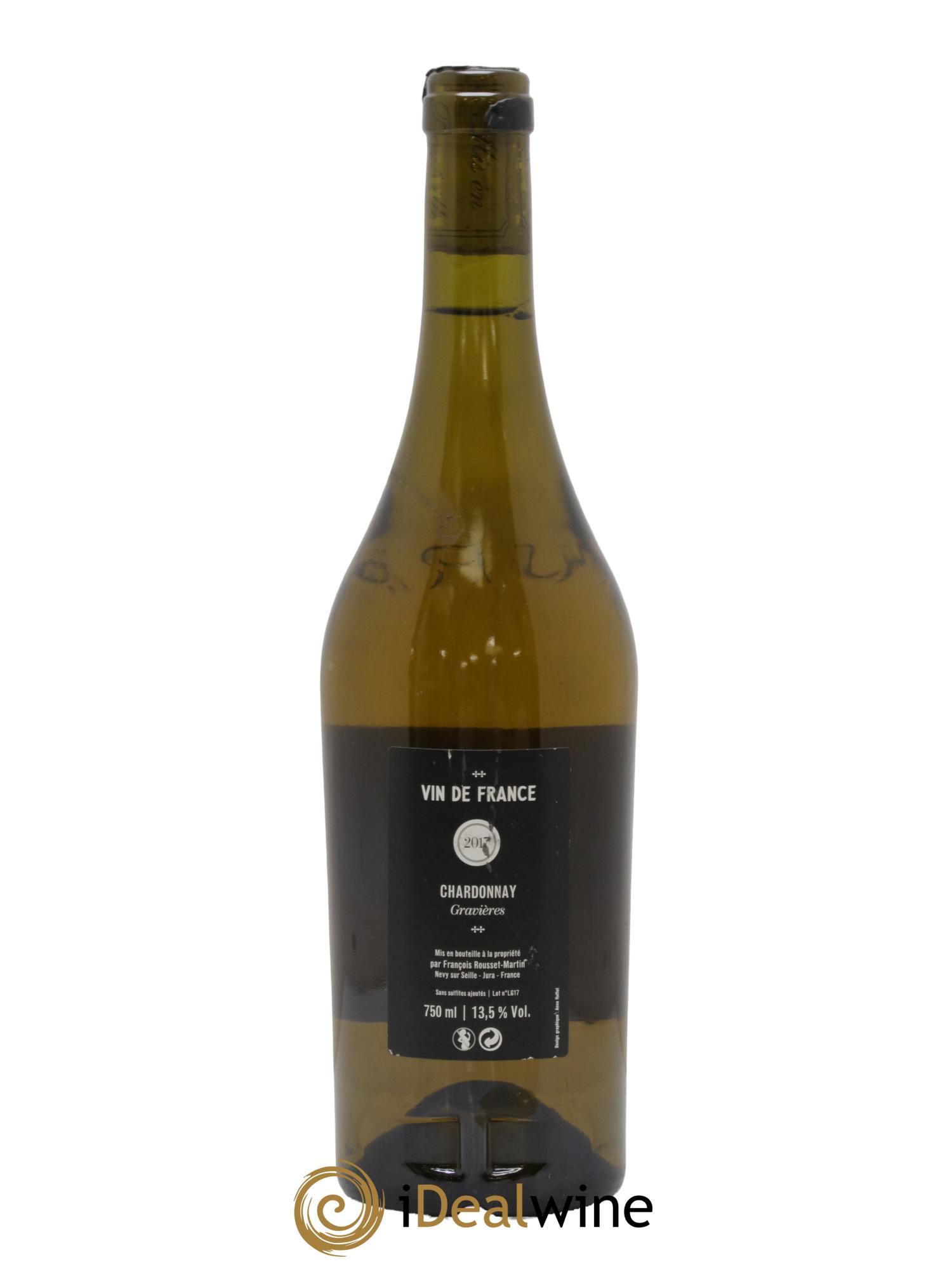 Vin de France Gravières François Rousset Martin 2017 - Posten von 1 Flasche - 1