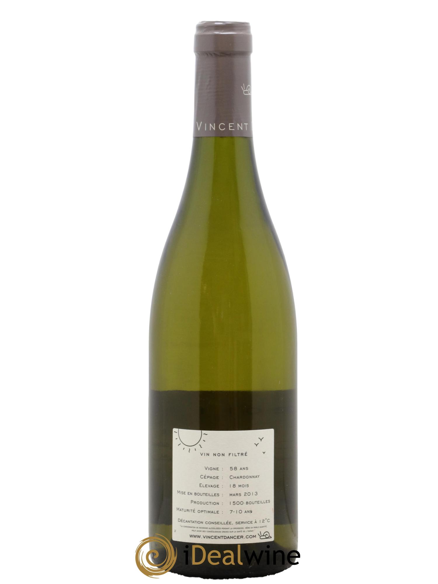 Chassagne-Montrachet 1er Cru (Morgeot) Tête du Clos Vincent Dancer 2011 - Lot de 1 bouteille - 1