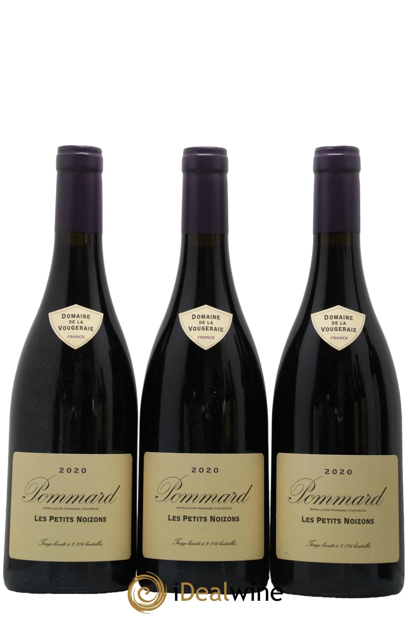 Pommard Les Petits Noizons La Vougeraie 2020 - Lot de 3 bouteilles - 0