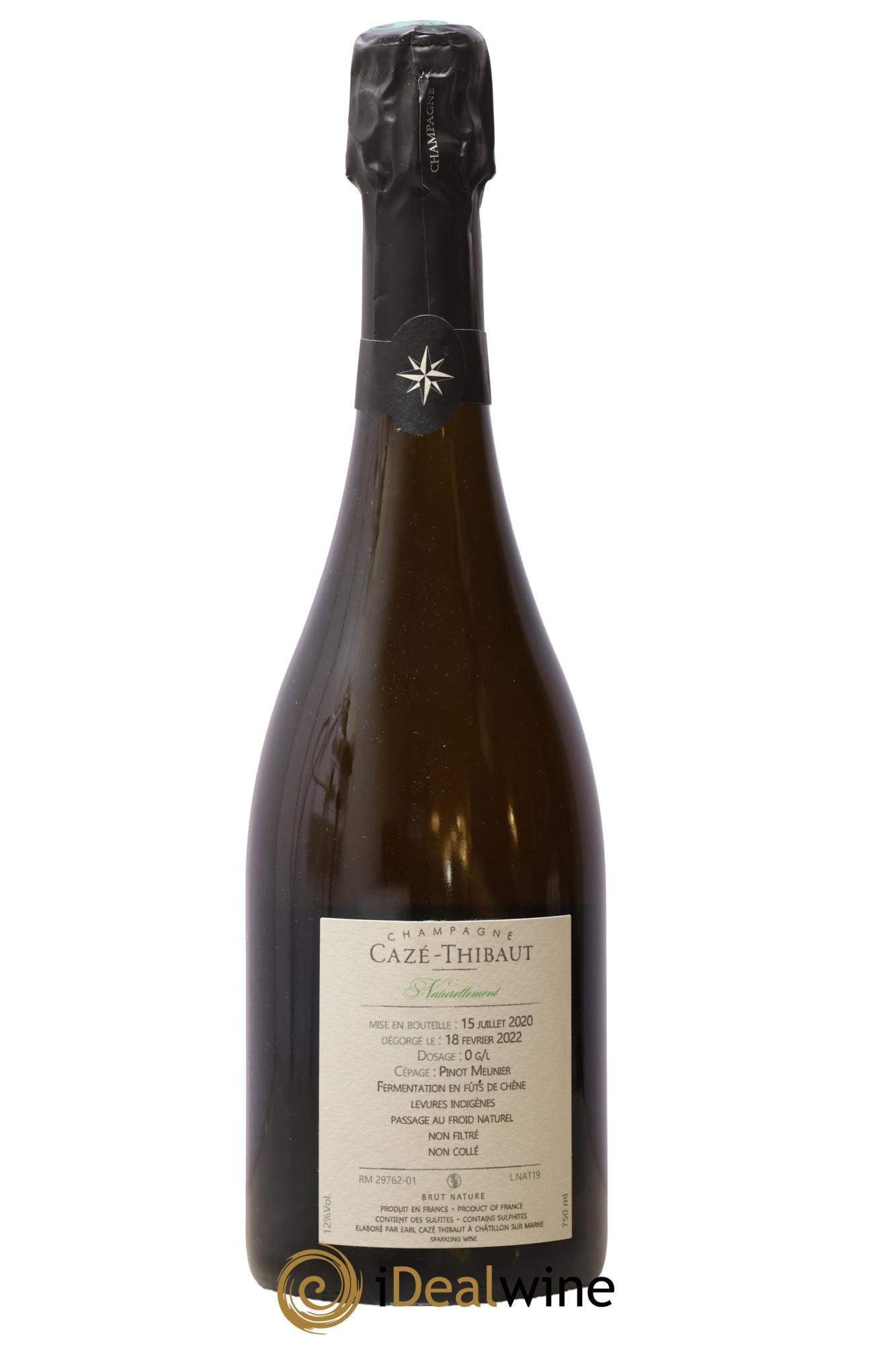 Naturellement Extra-Brut Cazé Thibaut - Posten von 1 Flasche - 1