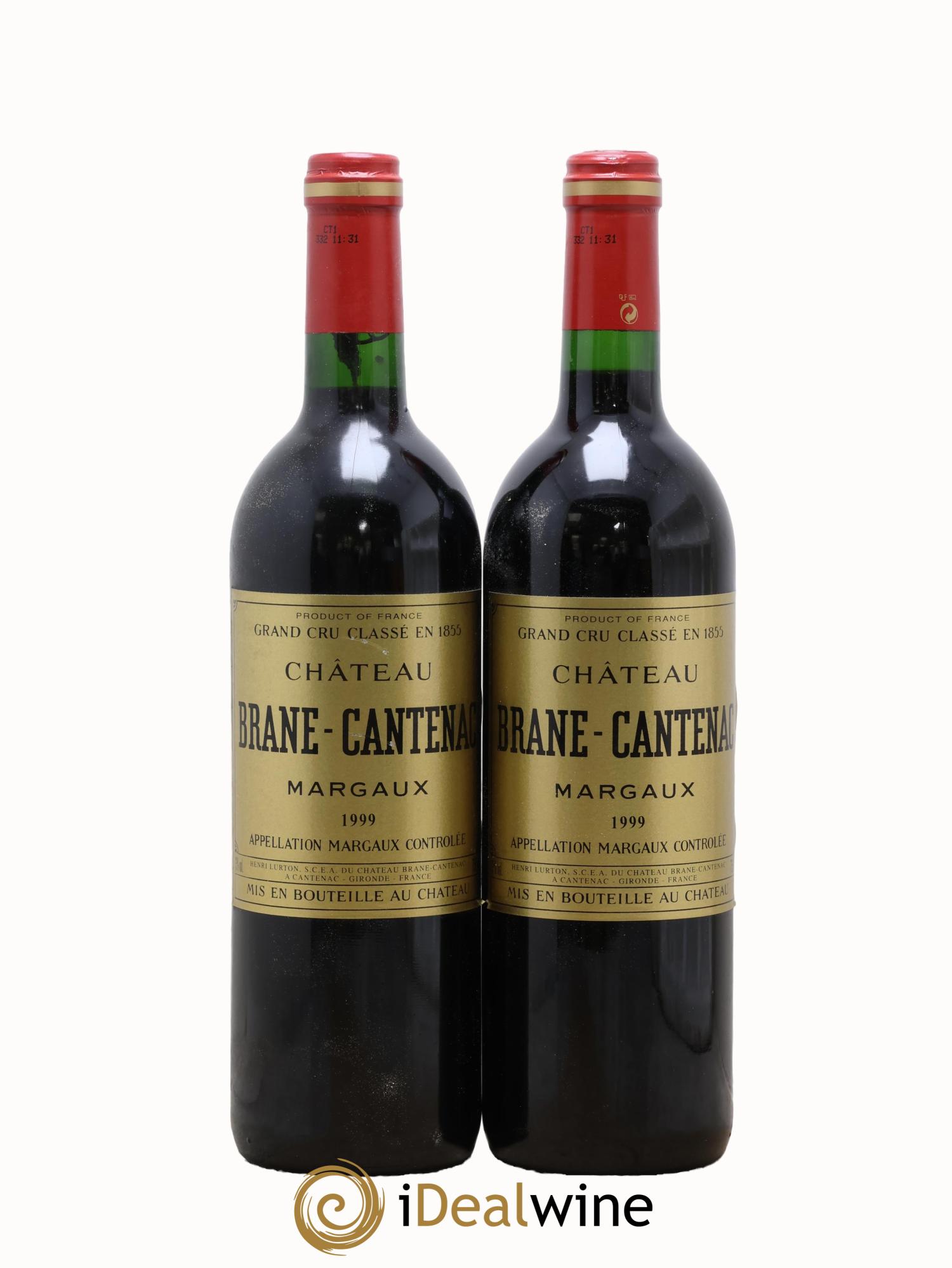Château Brane Cantenac 2ème Grand Cru Classé 1999 - Lotto di 2 bottiglie - 0