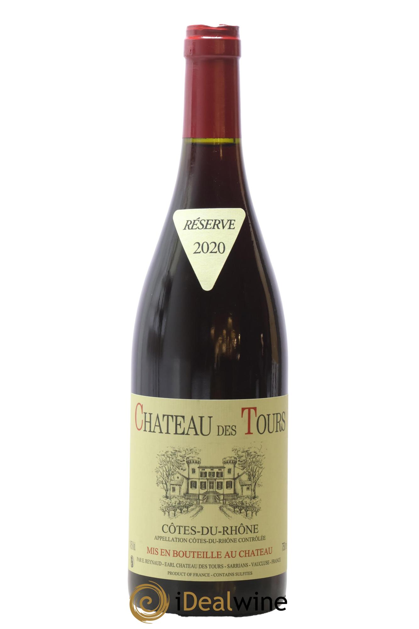 Côtes-du-Rhône Château des Tours Emmanuel Reynaud 2020 - Lot de 1 bouteille - 0